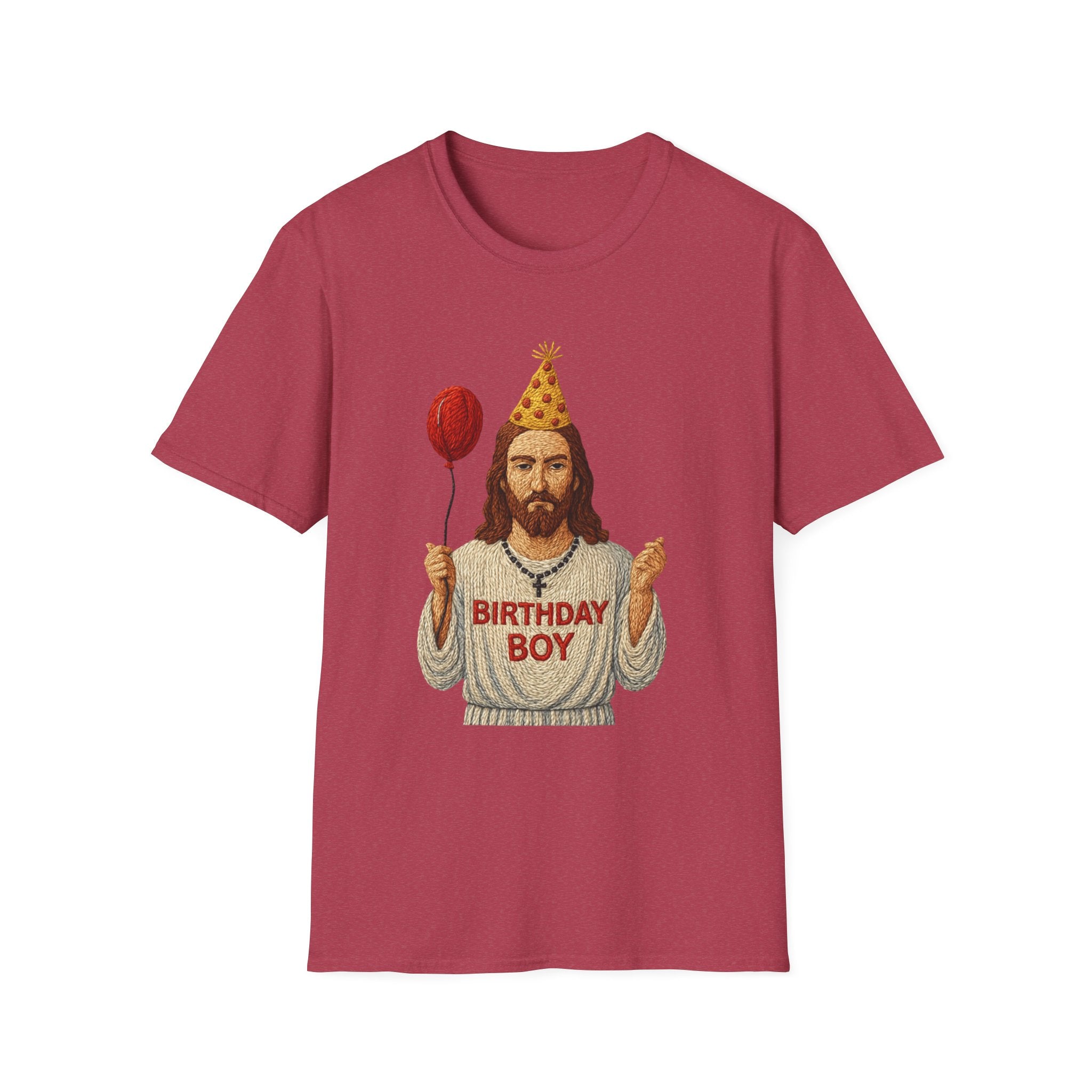 Birthday Boy Jesus T-Shirt party balloon Jesus gift