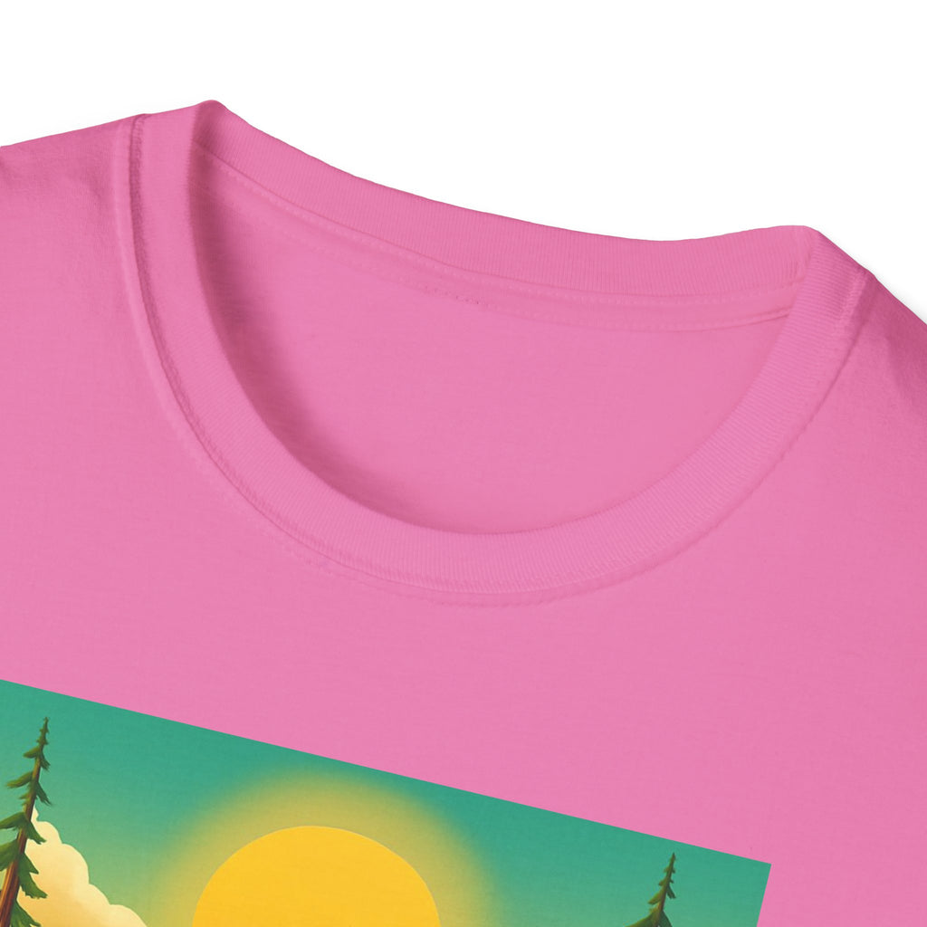 Camp Sashay carnival Unisex Softstyle T-Shirt, Vintage Camping Tee, Outdoor Adventure Shirt, Summer Vibes T-Shirt, Gift for Nature Lovers