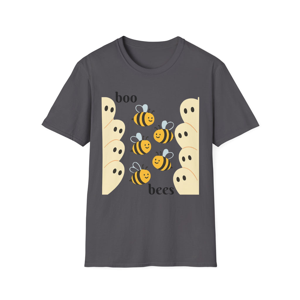Boo Bees Ghost Halloween Costume Unisex Softstyle T-Shirt - Bee Lovers Gift, Spooky Shirt, Halloween Party, Funny Costume Tee, Cute Ghost