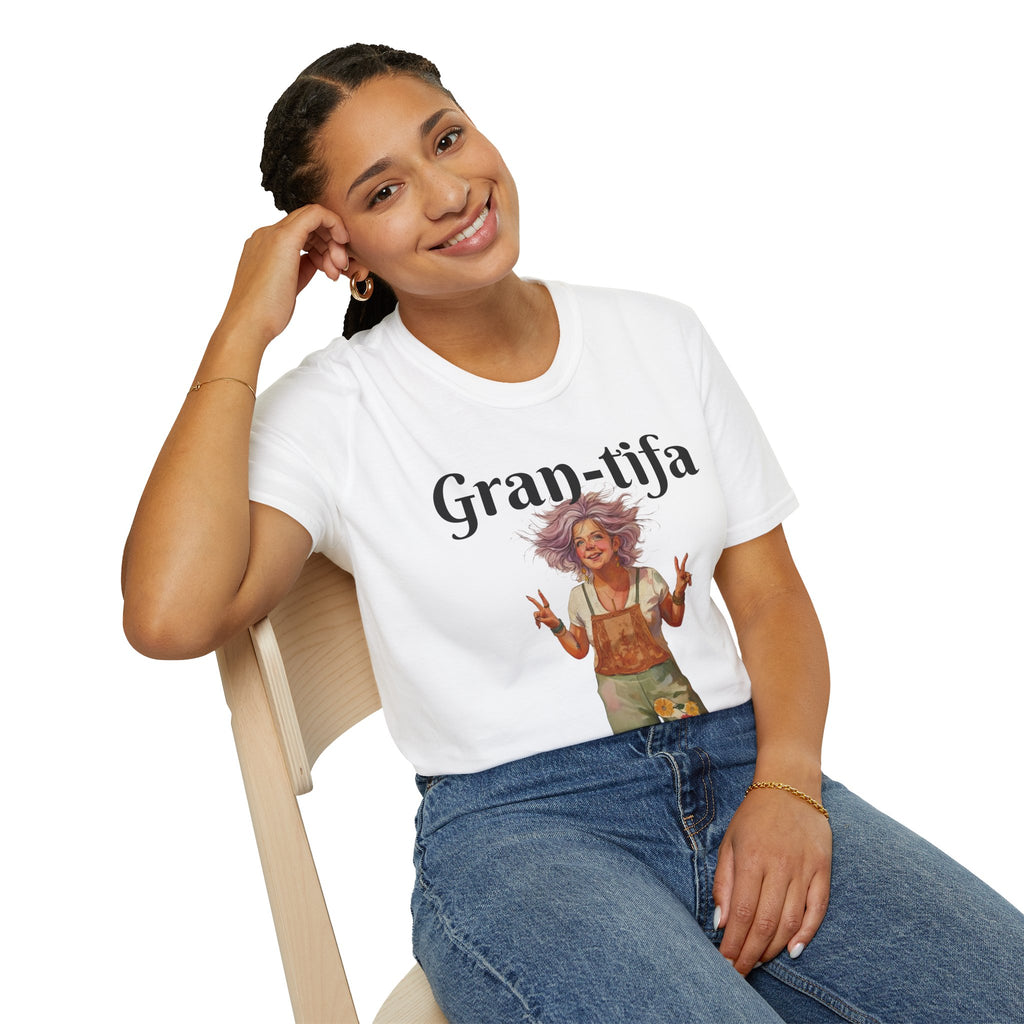 Gran-tifa Anti-Fascist T-Shirt — Political Activist Tee Grandma gift
