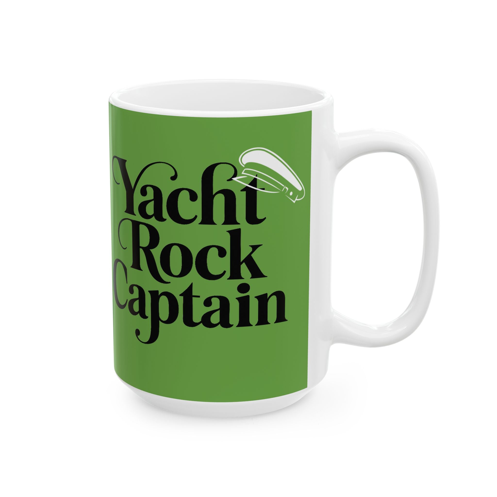 Yacht Rock Captain Ceramic Mug, 70s Music Lovers Gift, Groovy Tunes, Classic Rock Fan, Nautical Theme Cup, Coffee Mug, Tea Cup, Office Desk