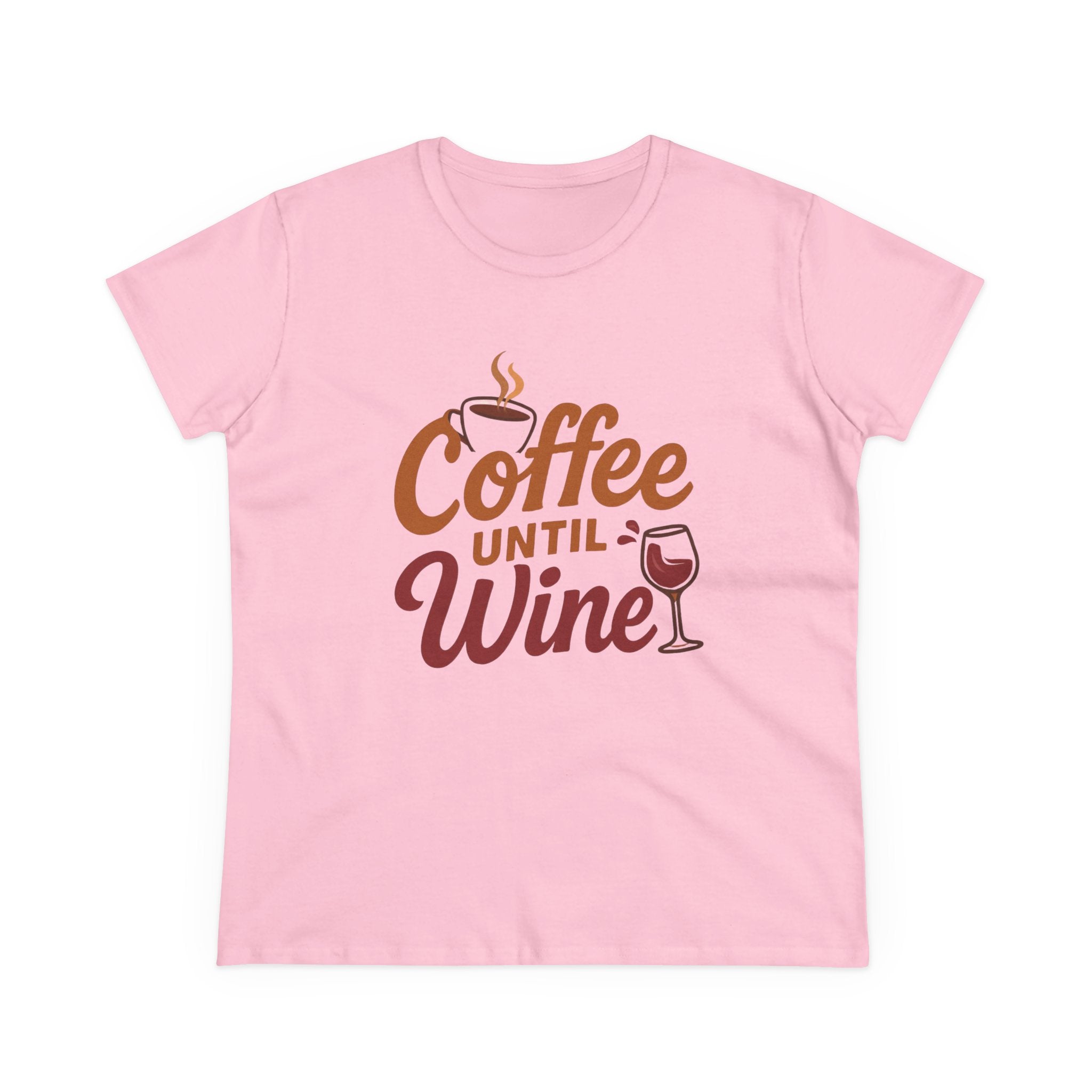 Coffee until wine tshirt coffee lovers wine lovers gift for her cozy, Women's Tee, Graphic Tee, Coffee Shirt, Wine Shirt, Funny Shirt