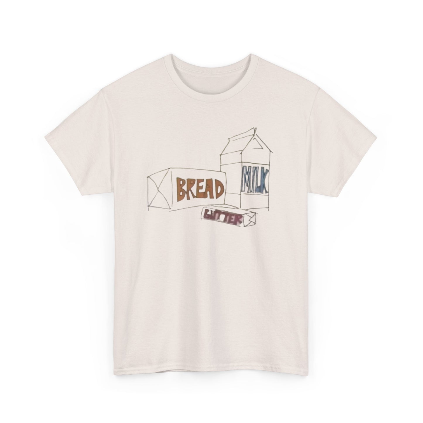 Bread Milk Butter Unisex Heavy Cotton Tee