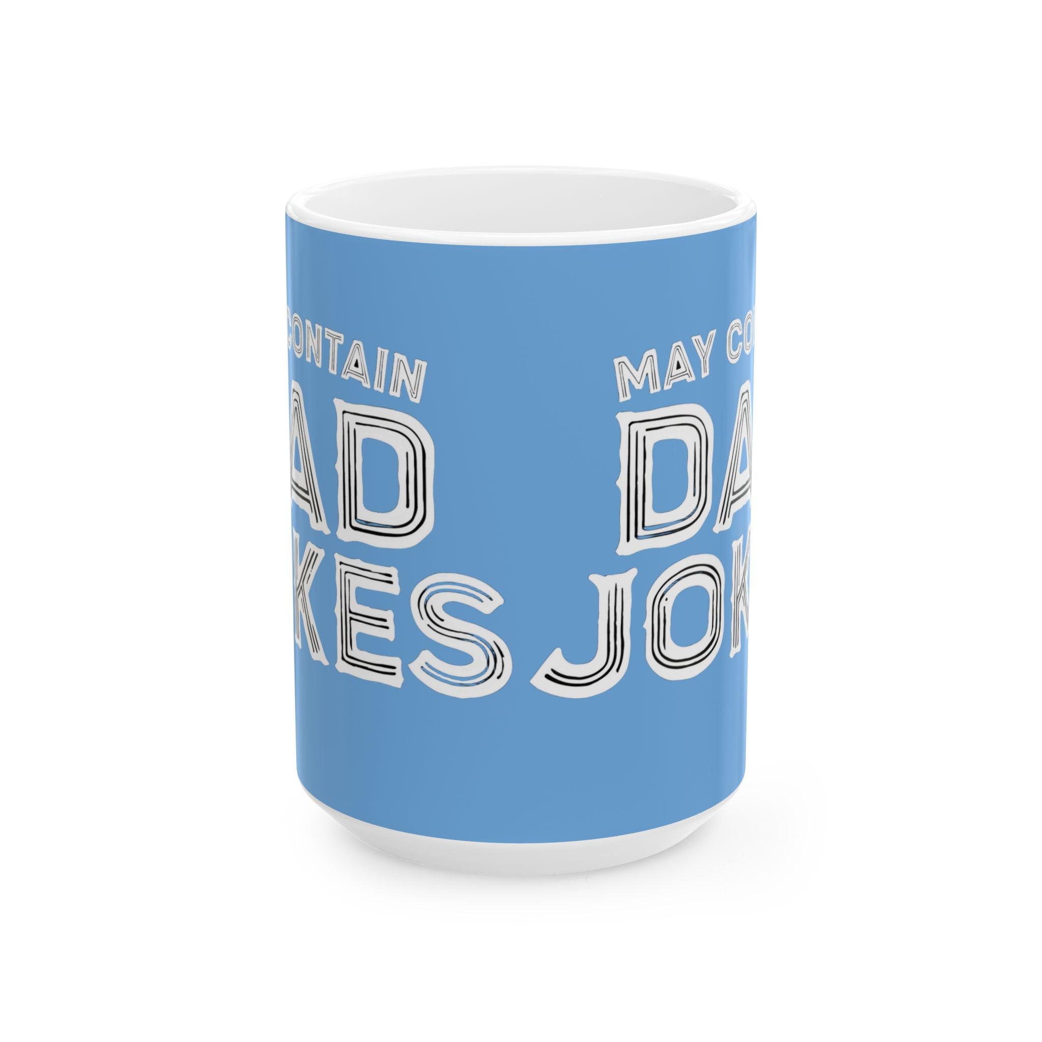 Dad Jokes Ceramic Mug - Funny Gift for Dad, Coffee Lover, Humor Lover, Birthday, Father's Day, Kitchen Decor, Gift Idea gifts for him