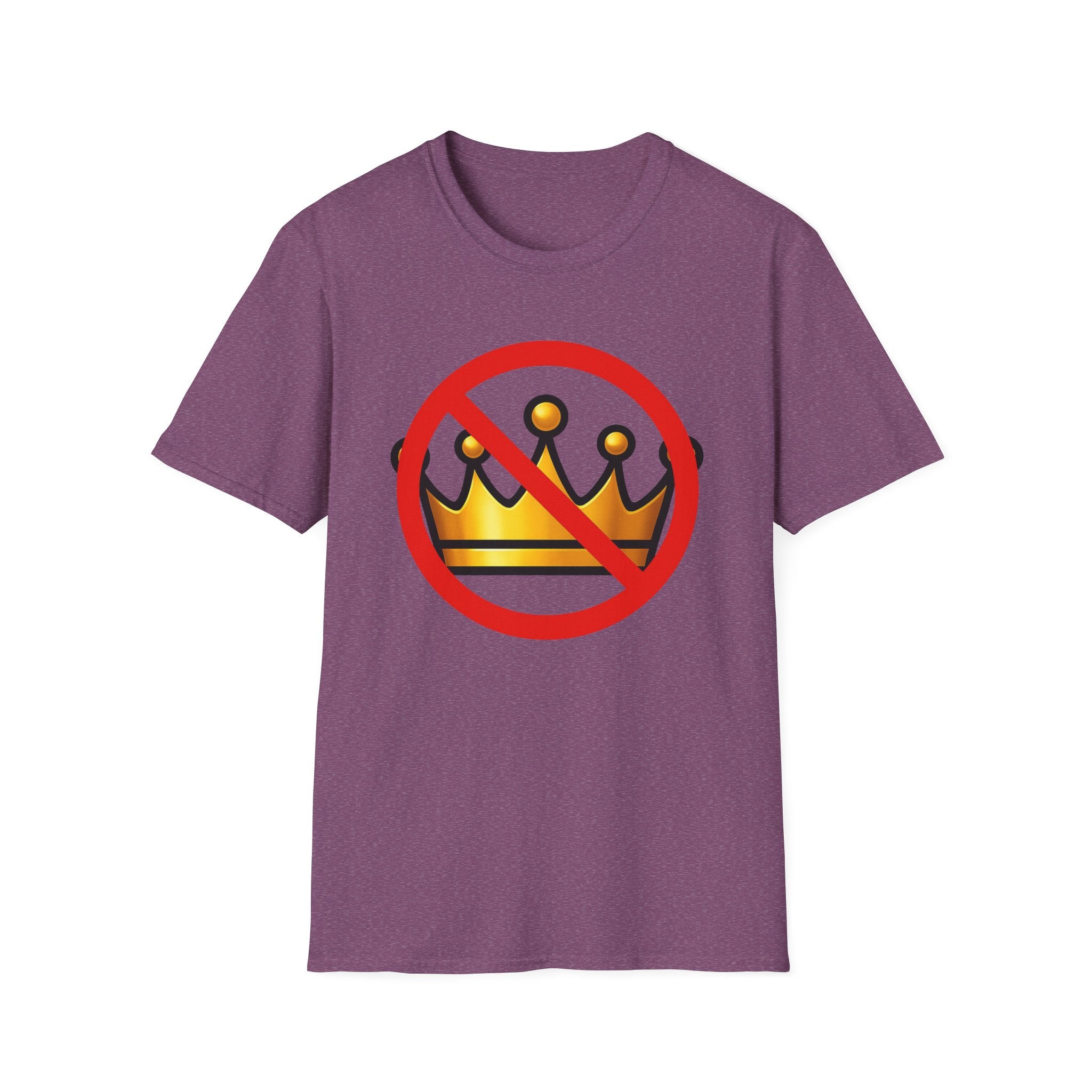 No Kings Anti Trump Protest Activist Unisex Softstyle T-Shirt, Resist Gift, June 14 Social Justice Tee, Activism Apparel, Political