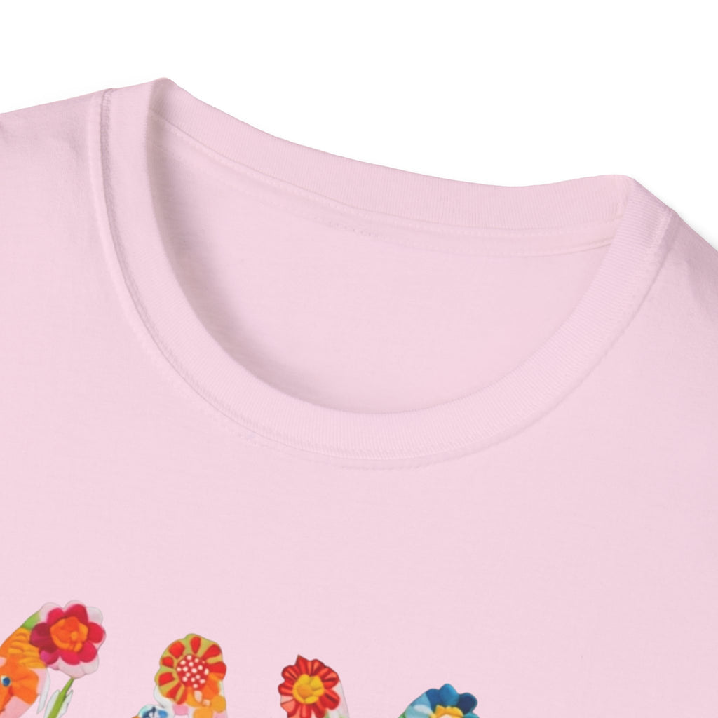 Floral Mama T-Shirt, Mother's Gift, Unisex Tee, Spring Fashion, Handmade Shirt, Gift for Mom, Cute Floral Tee new mom gift