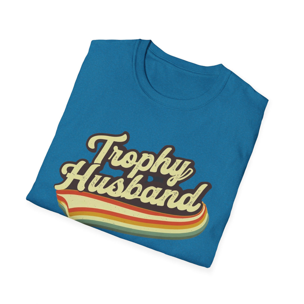 Funny Trophy Husband Unisex Softstyle T-Shirt, Husband Gift, Funny Tee, Husband Shirt, Men's Graphic Tee, Best Husband Ever Shirt
