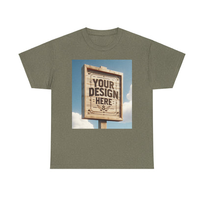 Customizable Tee Design Your Own Shirt Unisex Heavy Cotton Tee