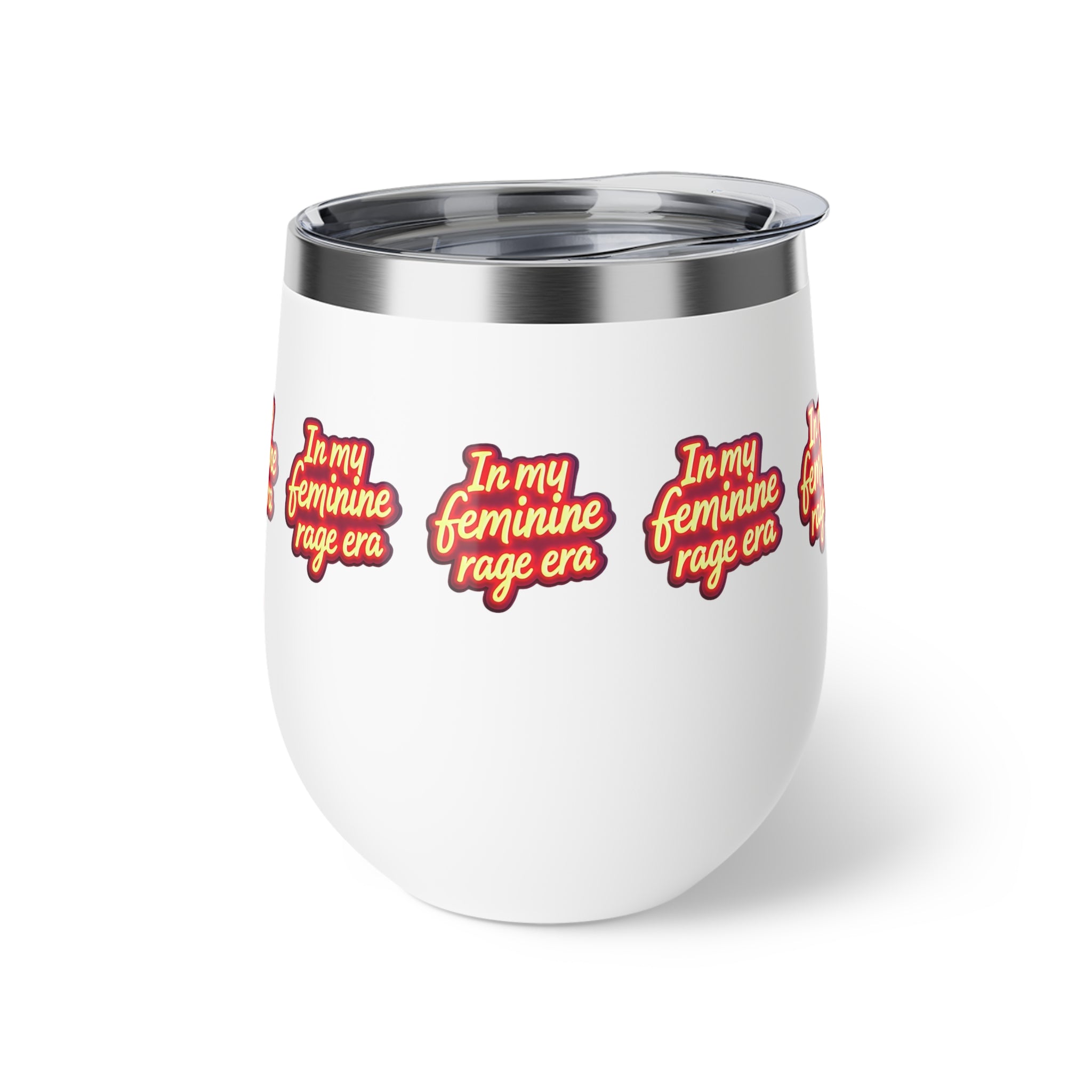 In My Feminine Rage Era Mug - Copper Vacuum Insulated Cup, 12oz - In My Feminine Rage Era  womans rights anti Trump social justice gift