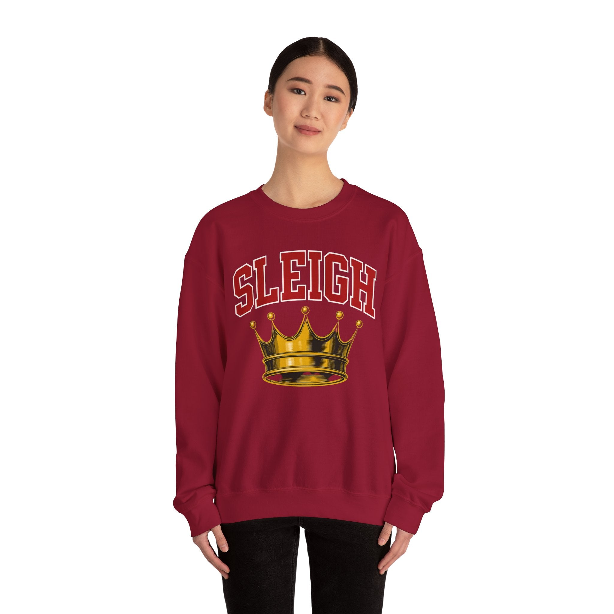 Sleigh Crewneck Sweatshirt - Sleigh Queen Cozy Christmas Gift