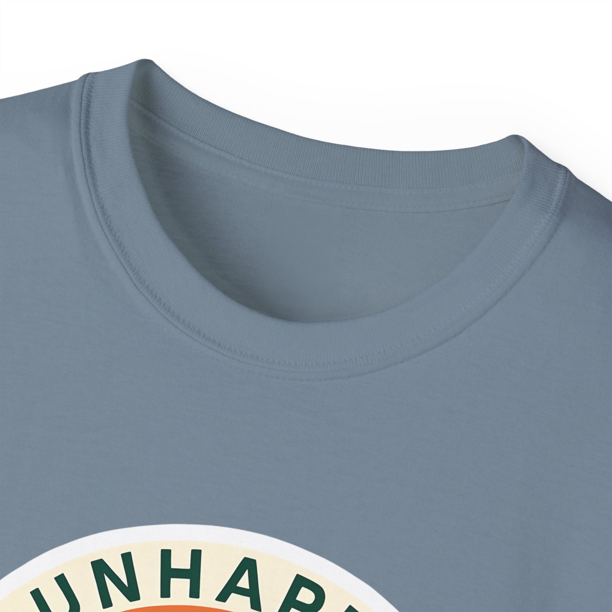 Unisex Tee for Campers: Unhappy Wanderer Adventure Gift Shirt, Hiking Outdoor Camping Apparel, Outdoorsy Nature Lover Top, Wanderlust Tee,