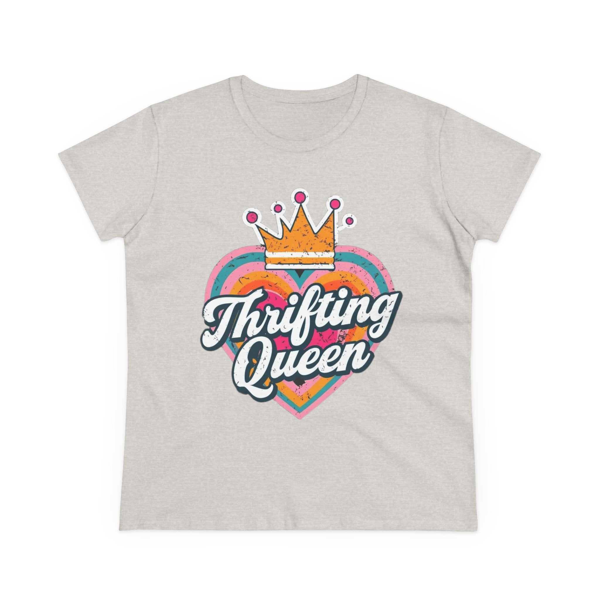 T-Shirt, Thrifting Queen, Upcycle, Recycle, Reuse, Vintage, Women's Tee Shirt