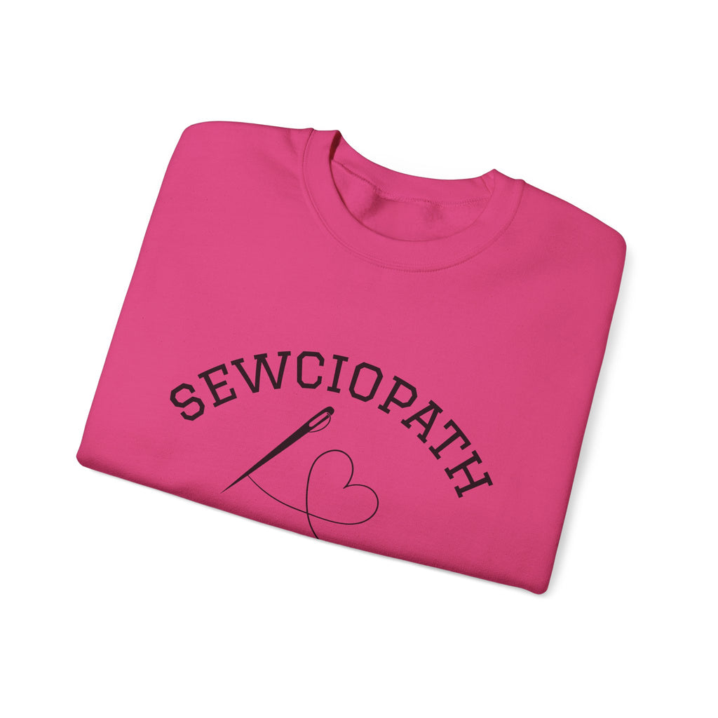 Funny Sewciopath Crewneck Sweatshirt sewing gift