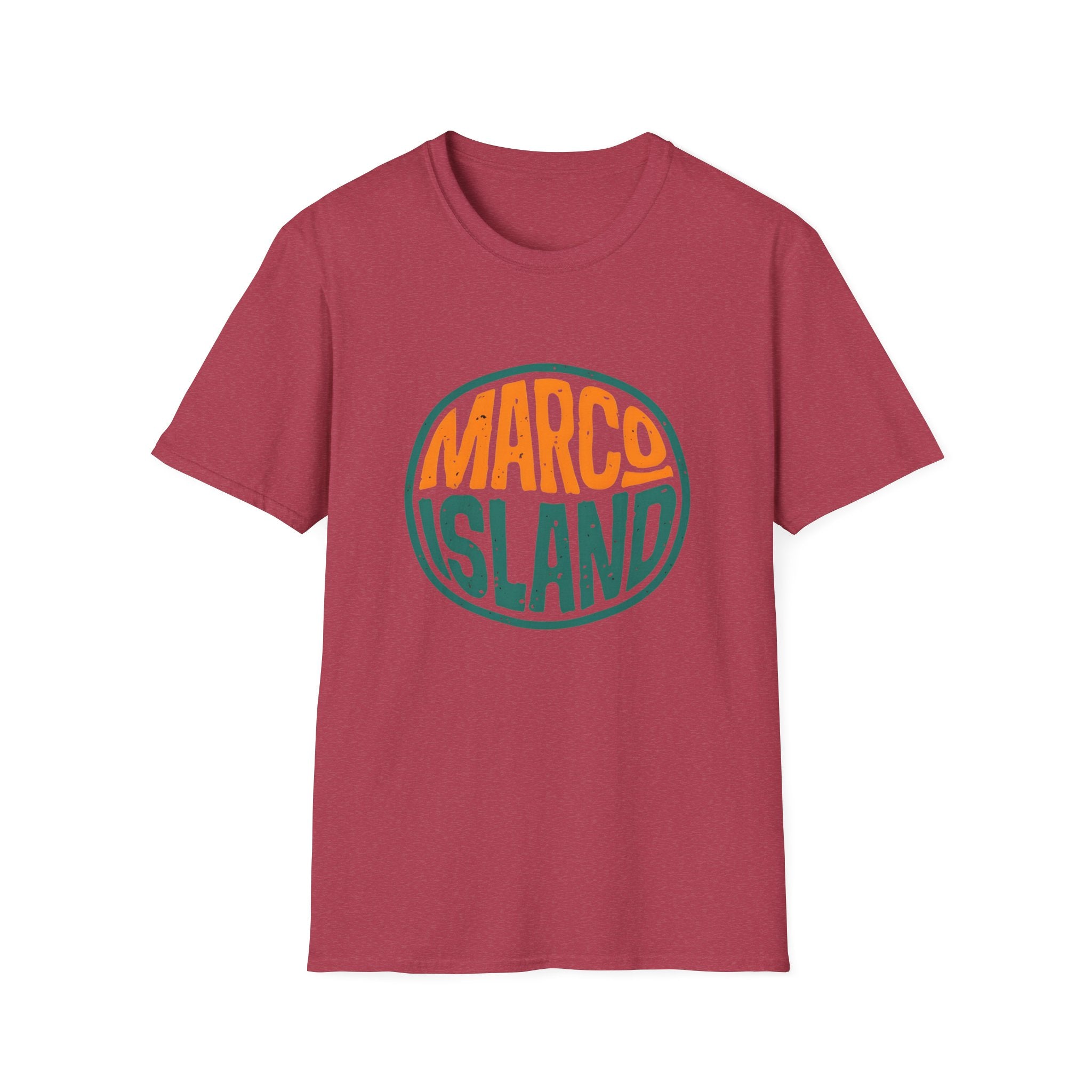 Marco Island Florida Unisex Softstyle T-Shirt - Beach Vacation Tee, Travel Souvenir Top, Coastal Graphic Shirt, Summer Holiday Apparel,