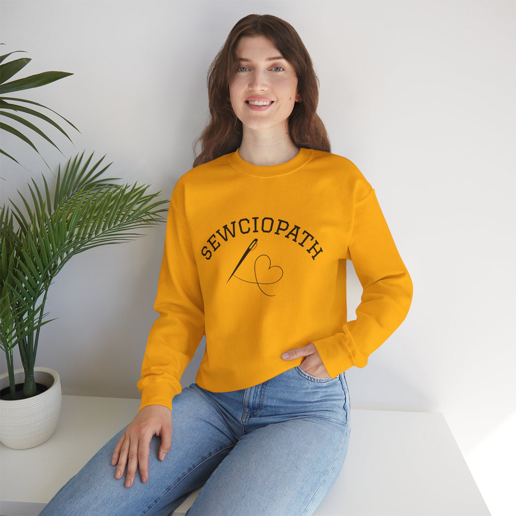 Funny Sewciopath Crewneck Sweatshirt sewing gift