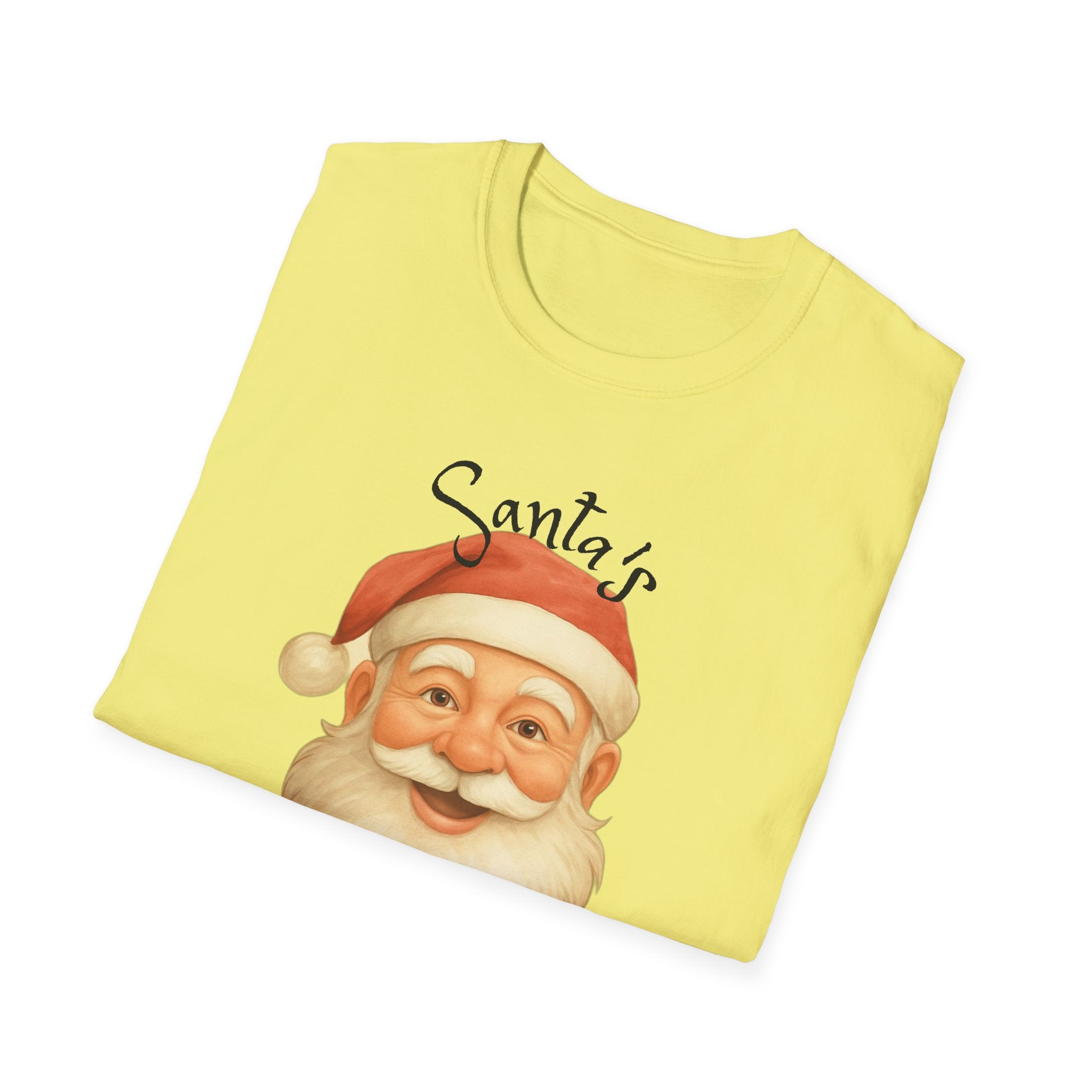 Santa Nurse Christmas T-Shirt, Santa's Favorite Nurse Top, Holiday Gifts for Nurses, Unisex Tee, RN Shirt, Healthcare Worker Apparel