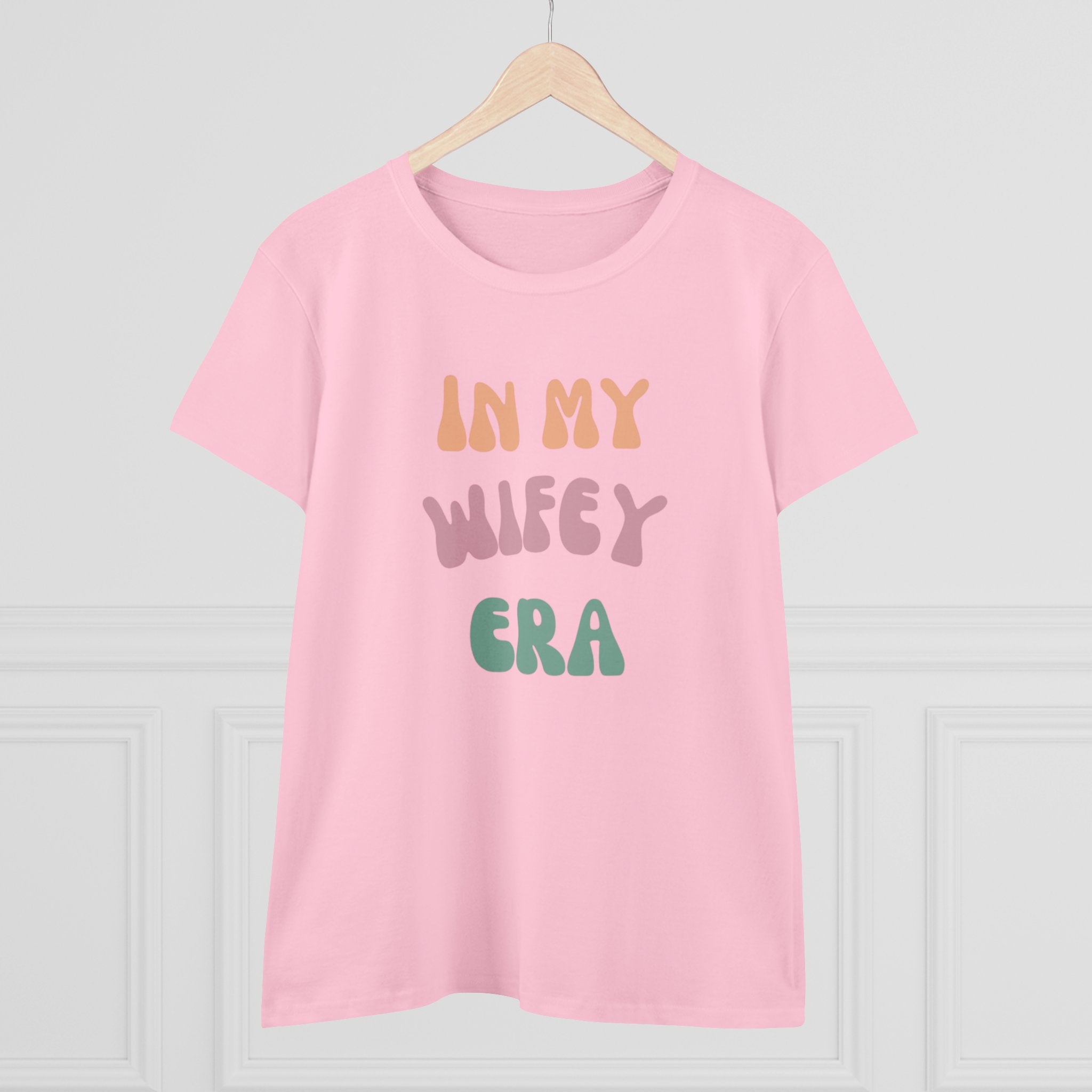 T-Shirt - Women's Midweight Cotton Tee with 'In My Wifey Era' Design