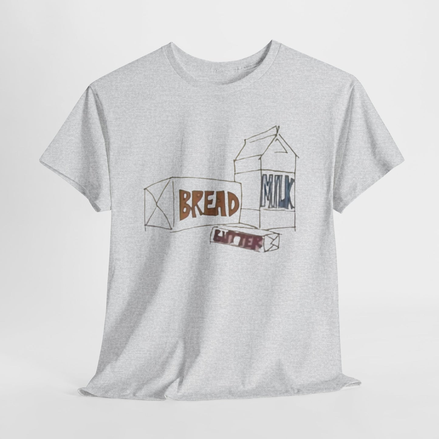 Bread Milk Butter Unisex Heavy Cotton Tee