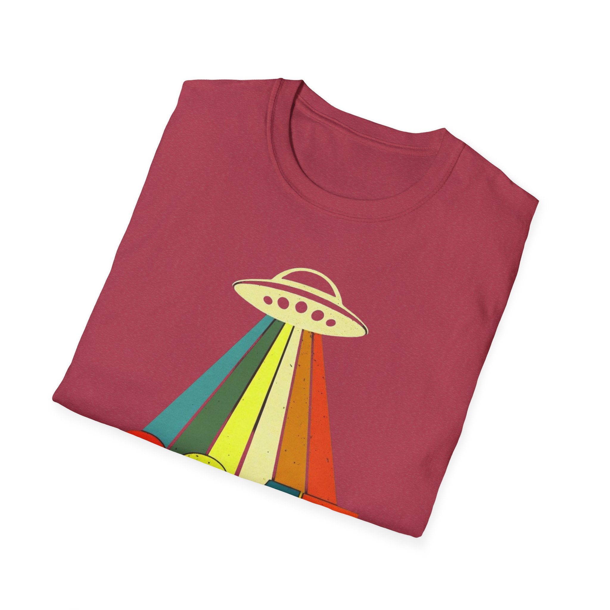 UFO Alien Anti Trump Protest Softstyle T-Shirt, Political Activist Tee, Social Justice Shirt, Protester Gift, Activism Apparel
