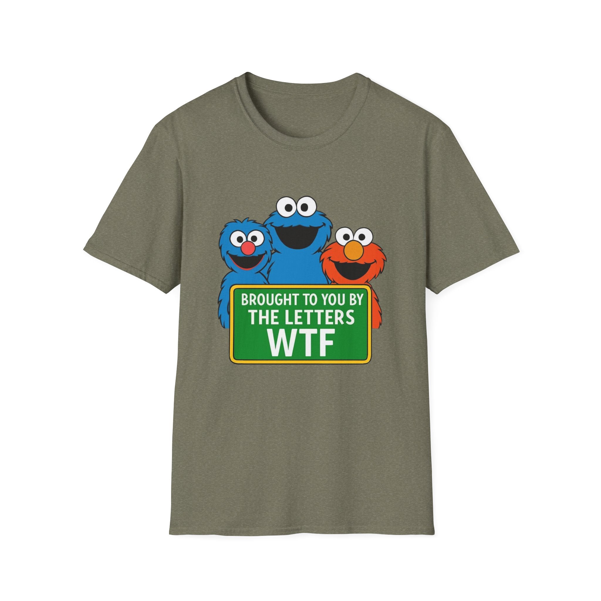 WTF Letters Parody Graphic Tee — Funny & Friendly T-Shirt