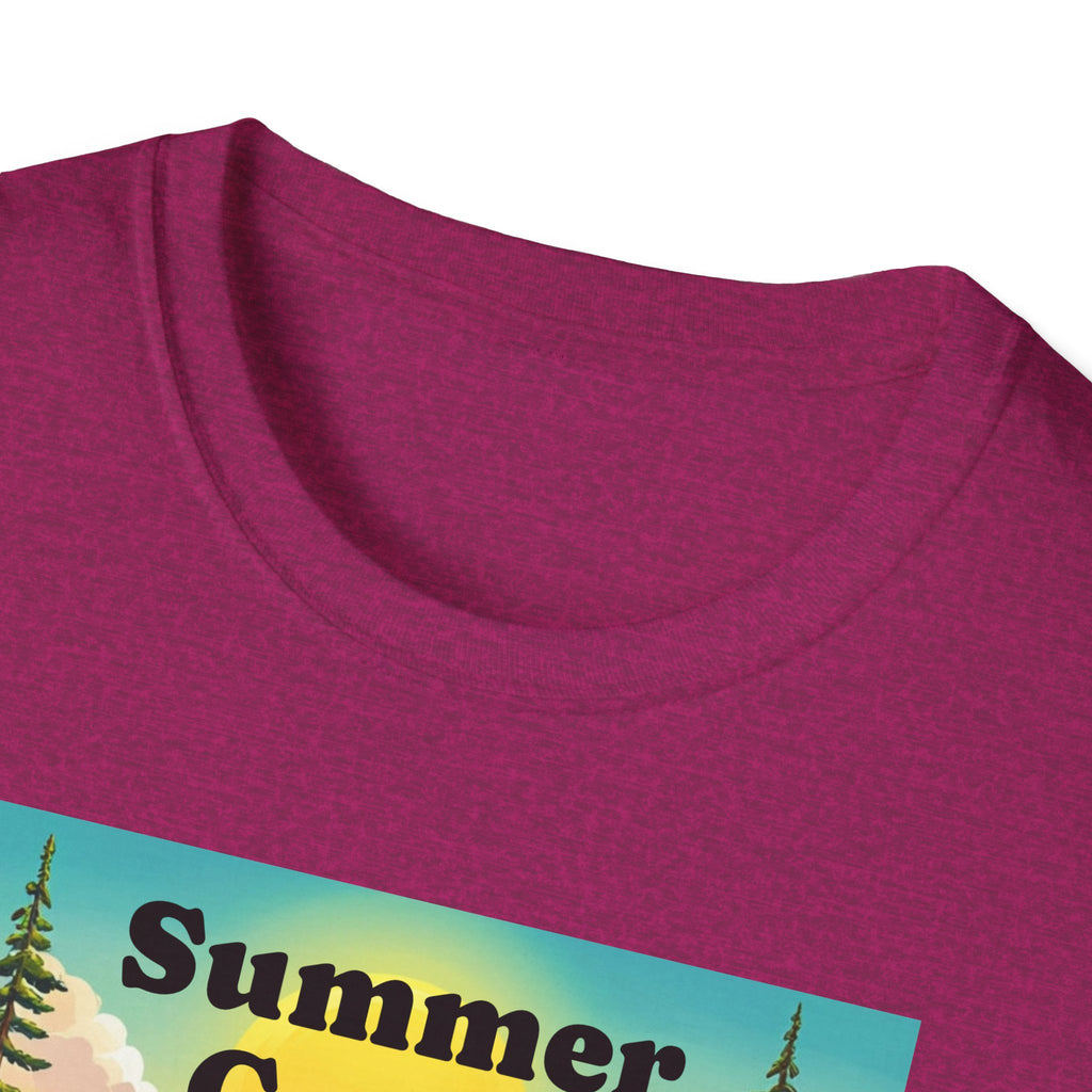 Unisex Summer Camp T-Shirt, Fun Camp Tee, Outdoor Adventure Shirt, Camping Gift, Tramp Champ Apparel, 2025 Summer Tees
