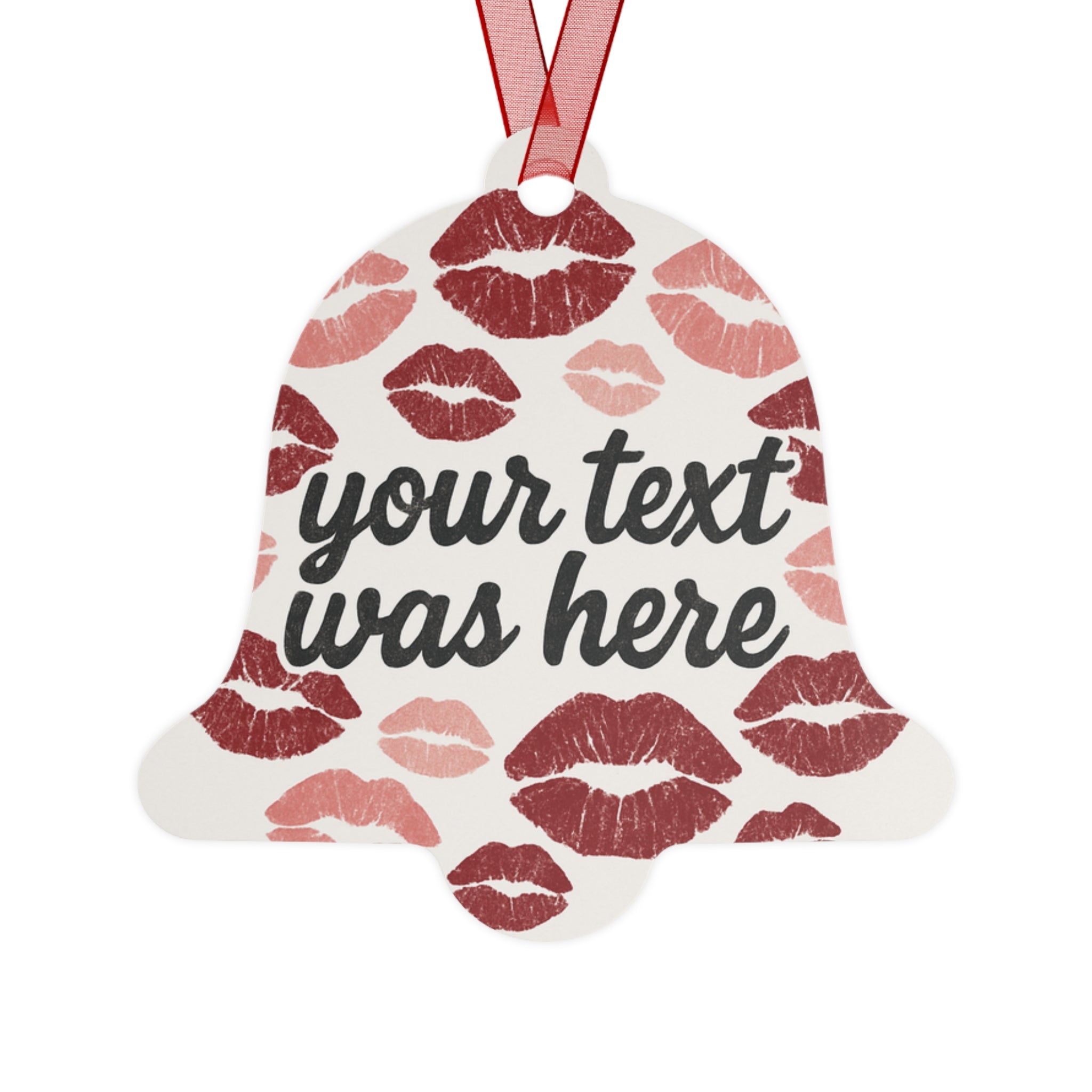 Custom Metal Ornaments personalized to whatever text you would like! Nana was here, Aunty was here. Marry me?