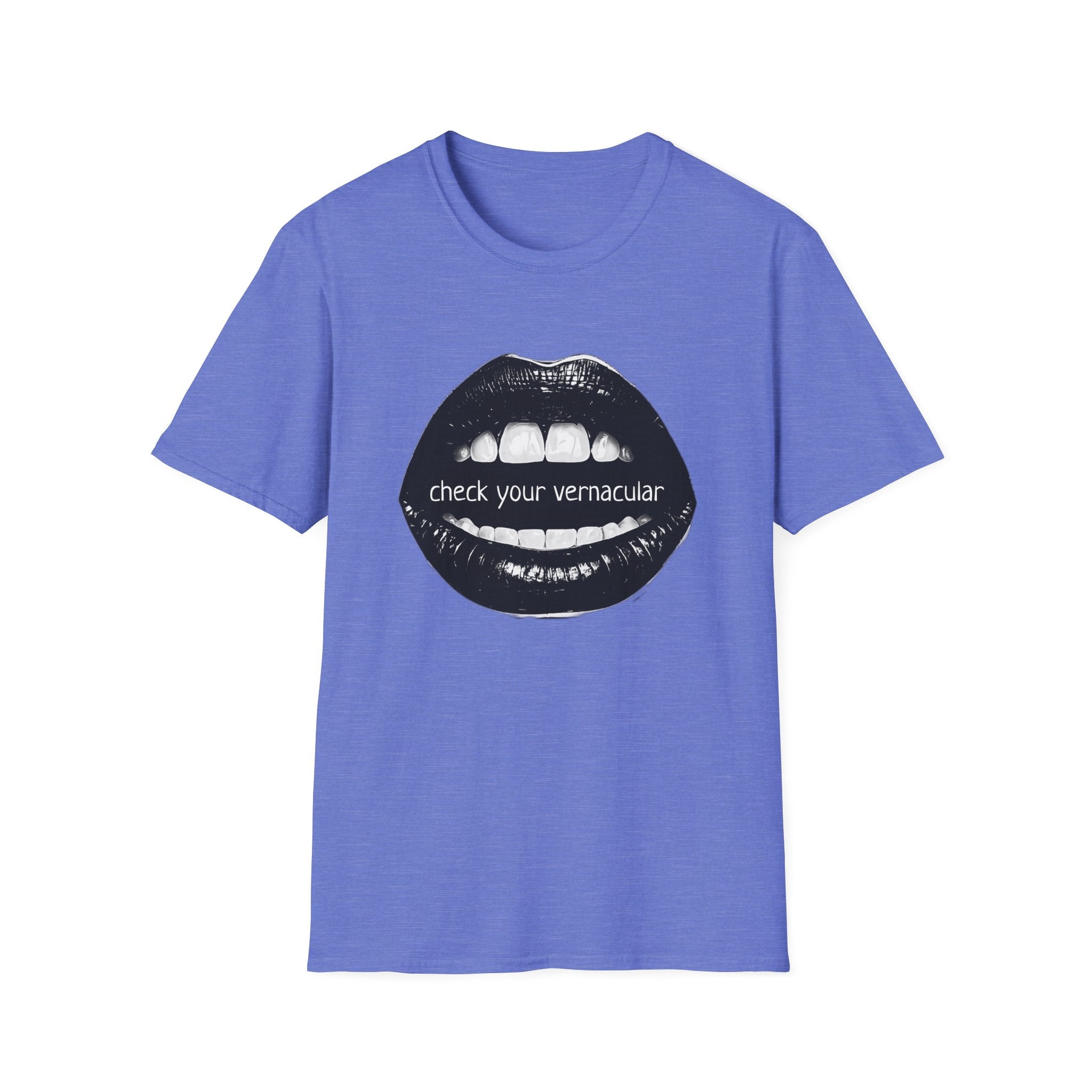 90s Music Lovers Gift Unisex Softstyle T-Shirt, TLC Lyrics Tee, Check Your Vernacular Shirt, Retro Music Fan Clothing, Vintage R&B Top