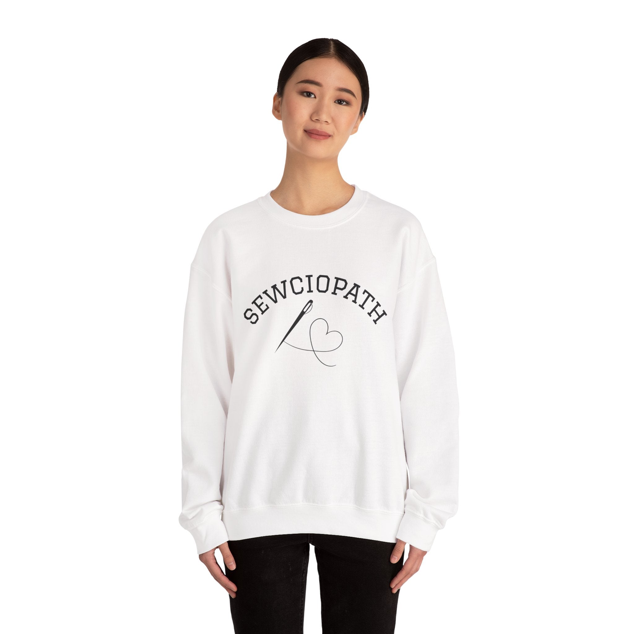 Funny Sewciopath Crewneck Sweatshirt sewing gift