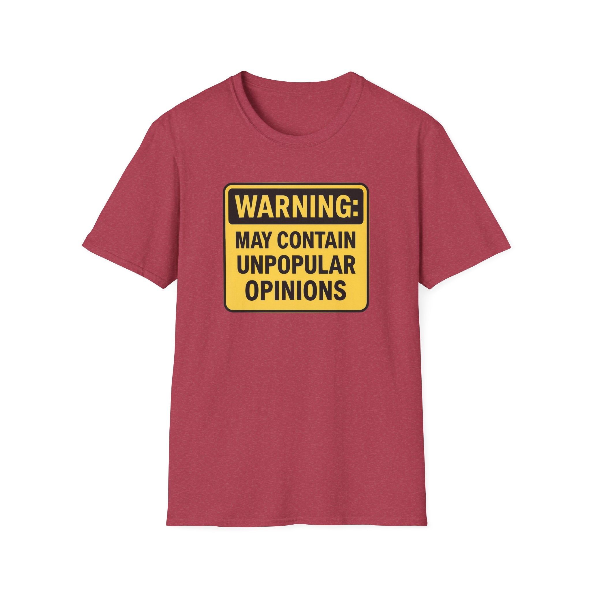 May contain unpopular opinions Fun Unisex T-Shirt, gift Christmas Softstyle Graphic Tee, Casual Wear, Independence Day Gift, Statement Shirt