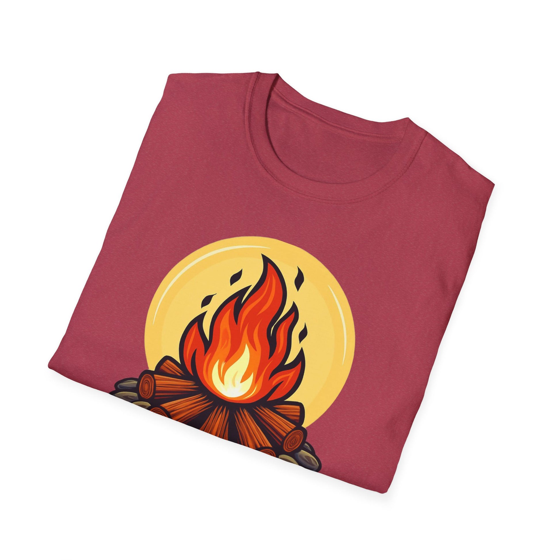 Outdoorsy Pride Unisex T-Shirt, Camping Tee, LGBTQ+ Apparel, Summer Festival Shirt, Queer Outdoor Adventure Top, Gift for Campers
