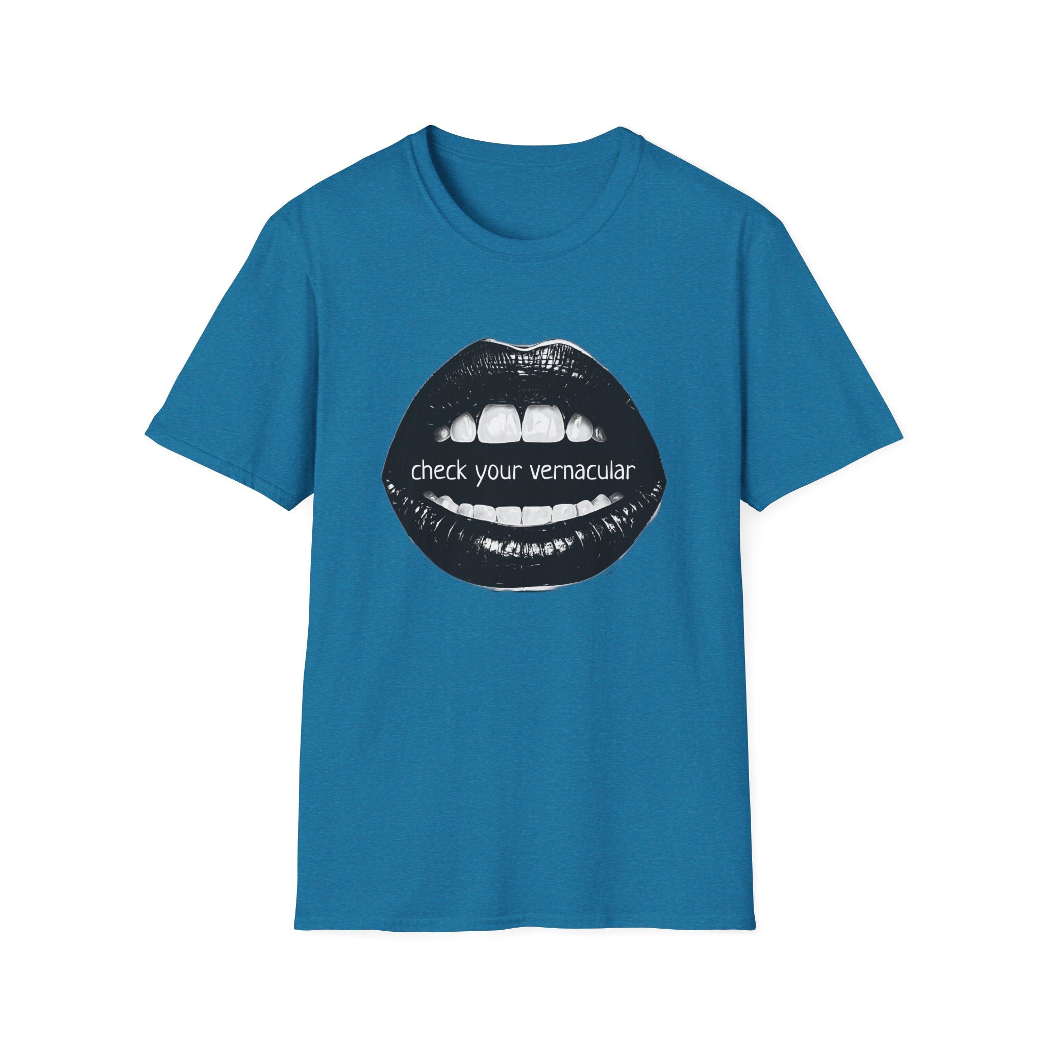 90s Music Lovers Gift Unisex Softstyle T-Shirt, TLC Lyrics Tee, Check Your Vernacular Shirt, Retro Music Fan Clothing, Vintage R&B Top
