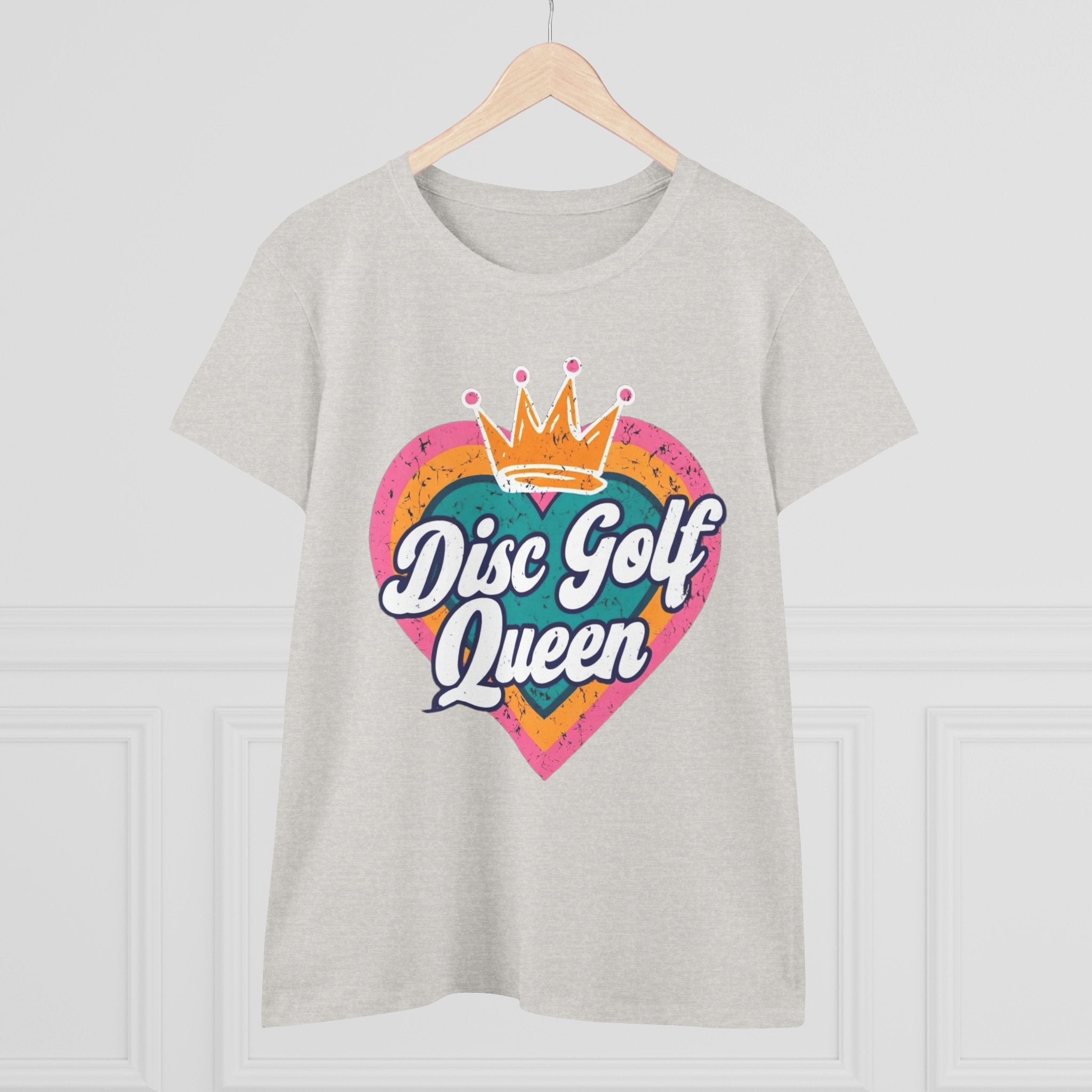 Disc Golf Queen Women's Tee, Fun Disc Golf T-Shirt, Sporty Graphic Tee, Gift for Disc Golf Lovers, Casual Outfit, Summer Wardrobe