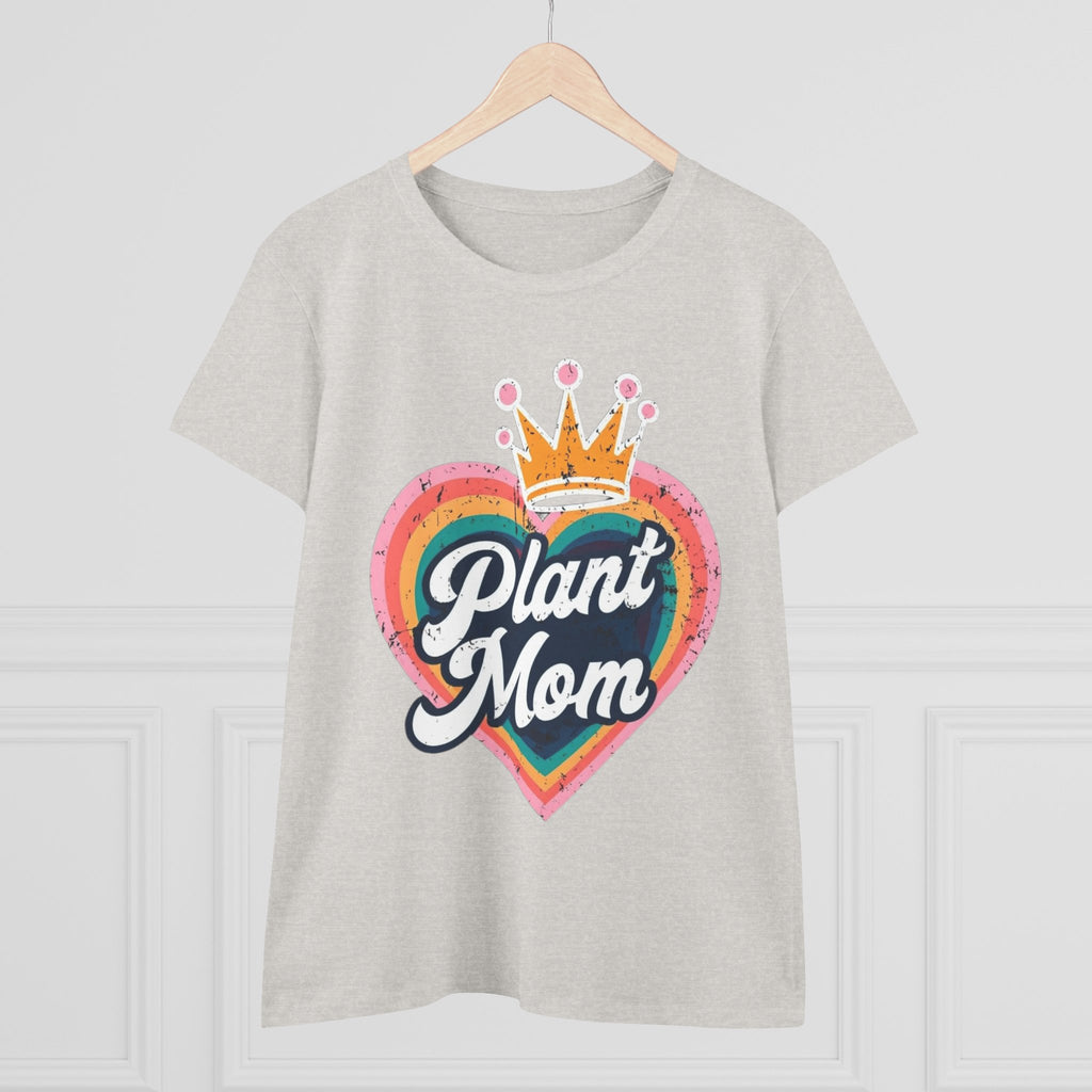 Plant Mom Cotton Tee - Perfect Gift for Plant Lovers, Women's Graphic Shirt, Casual Wear, Eco-Friendly Fashion, Birthday Gift garden