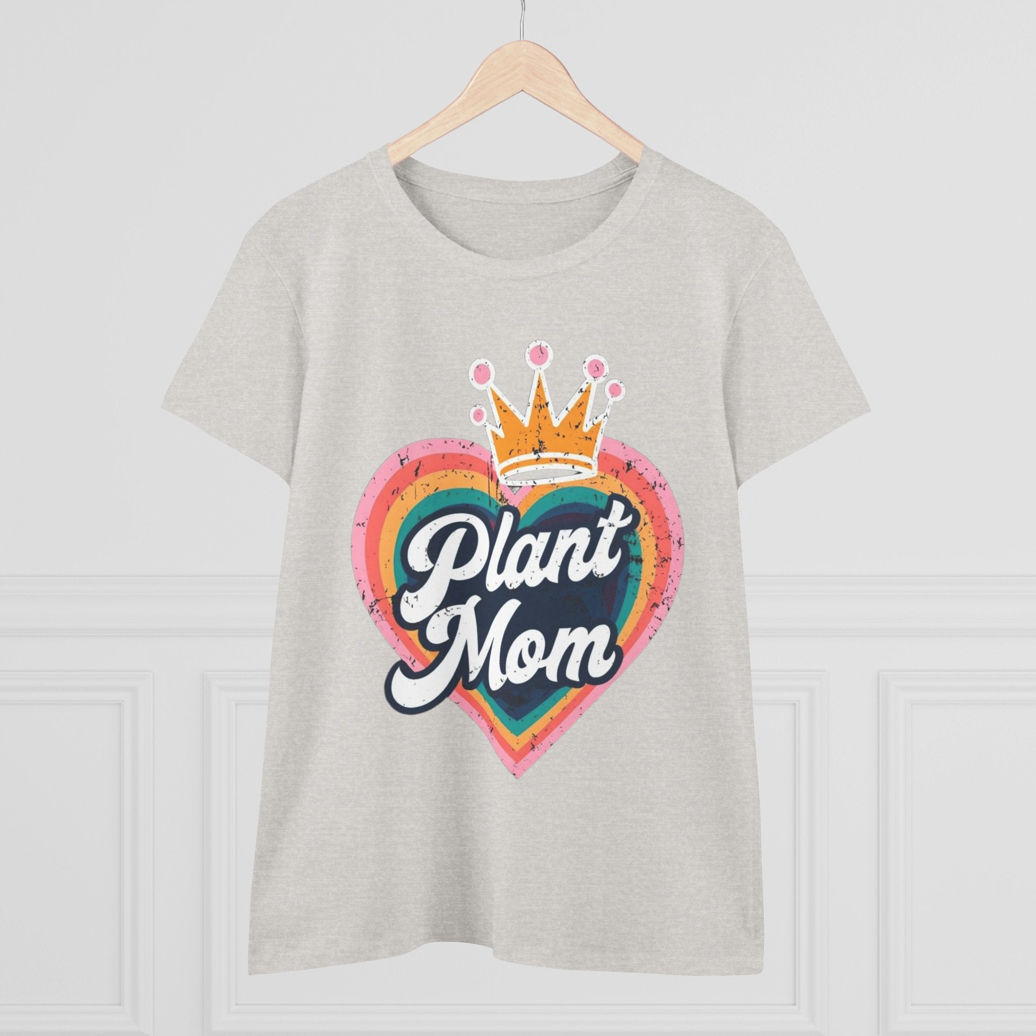 Plant Mom Cotton Tee - Perfect Gift for Plant Lovers, Women's Graphic Shirt, Casual Wear, Eco-Friendly Fashion, Birthday Gift garden