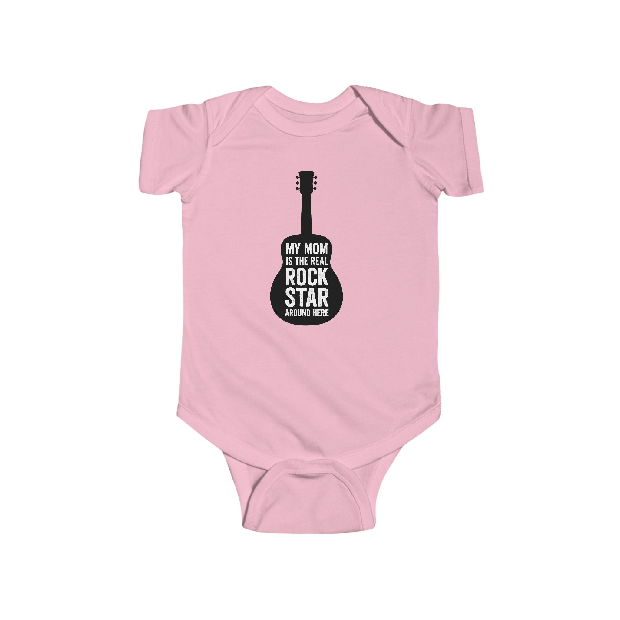 Infant Bodysuit, My Mom is the Real Rockstar, Baby Clothes, Onesie, Newborn Outfit, Baby Shower Gift