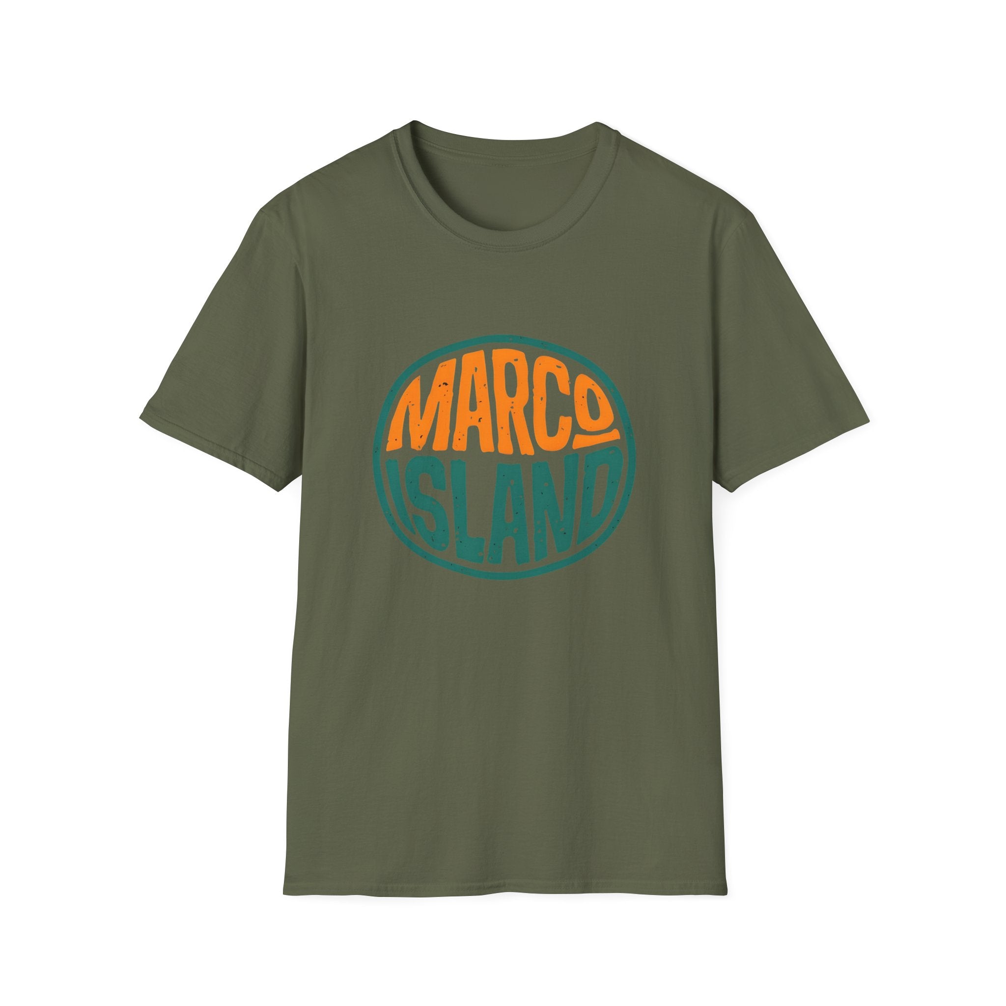 Marco Island Florida Unisex Softstyle T-Shirt - Beach Vacation Tee, Travel Souvenir Top, Coastal Graphic Shirt, Summer Holiday Apparel,