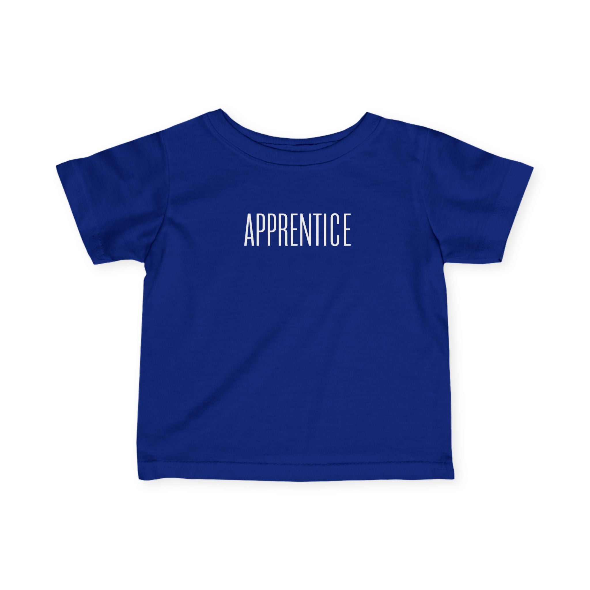 Infant Tee — 'Apprentice' Minimalist Baby Shirt (Neutral)
