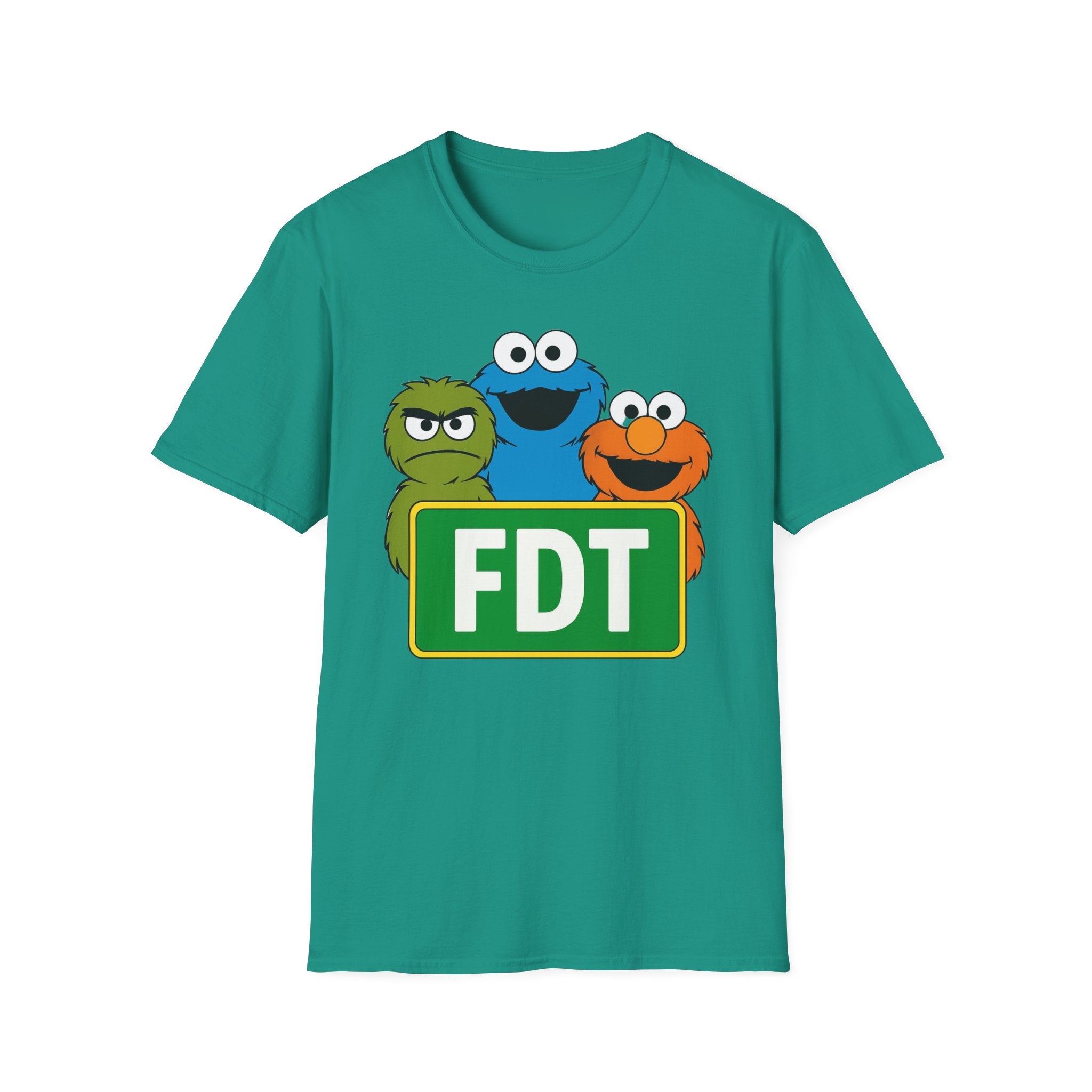 FDT Funny Unisex T-Shirt, Anti Trump Political Humor, Nostalgic Puppets, Kindness, Diversity, Social Justice, Liberal Gift, Funny Political