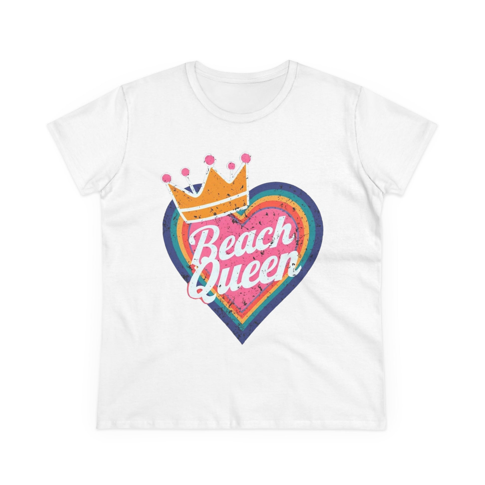 Beach Queen T-Shirt, Summer Vibes Tee, Vacation Shirt, Gift for Beach Lovers, Fun Retro Graphic Tee fun coastal tea for her