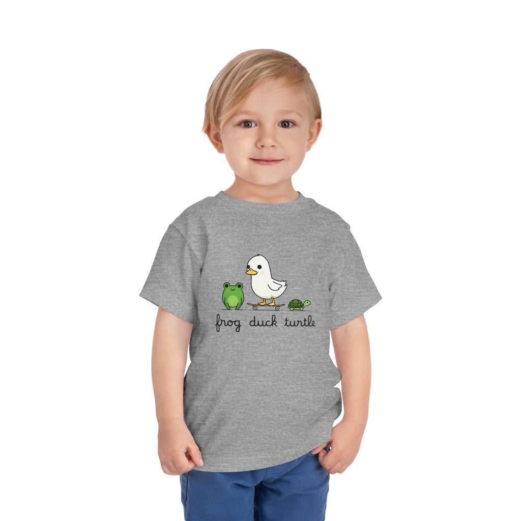 FDT Protest Human Rights Frog Duck Turtle Design - Kids Activism Shirt, Social Justice Top, Youth Equality Tee, Protest Animal