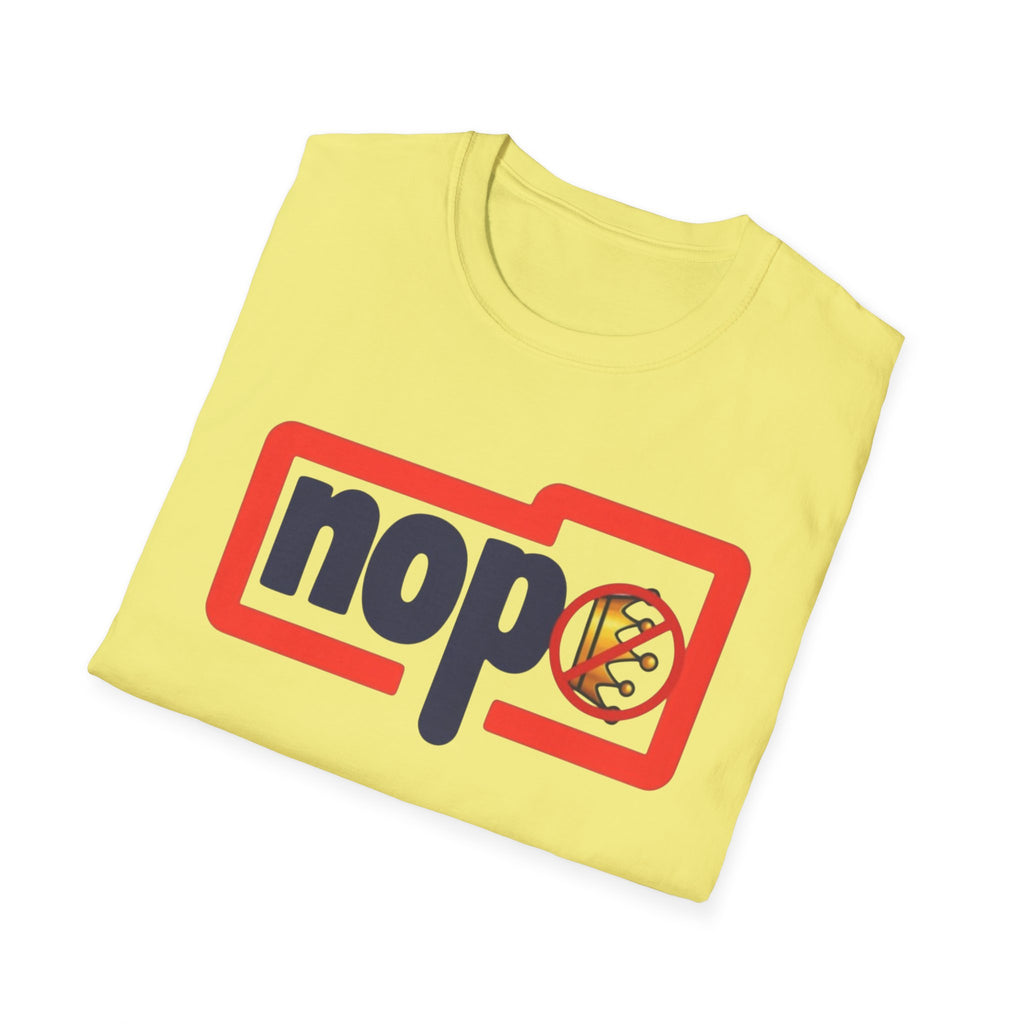 Unisex T-Shirt Nope No Kings Anti Trump Activists Gift Crown unisex