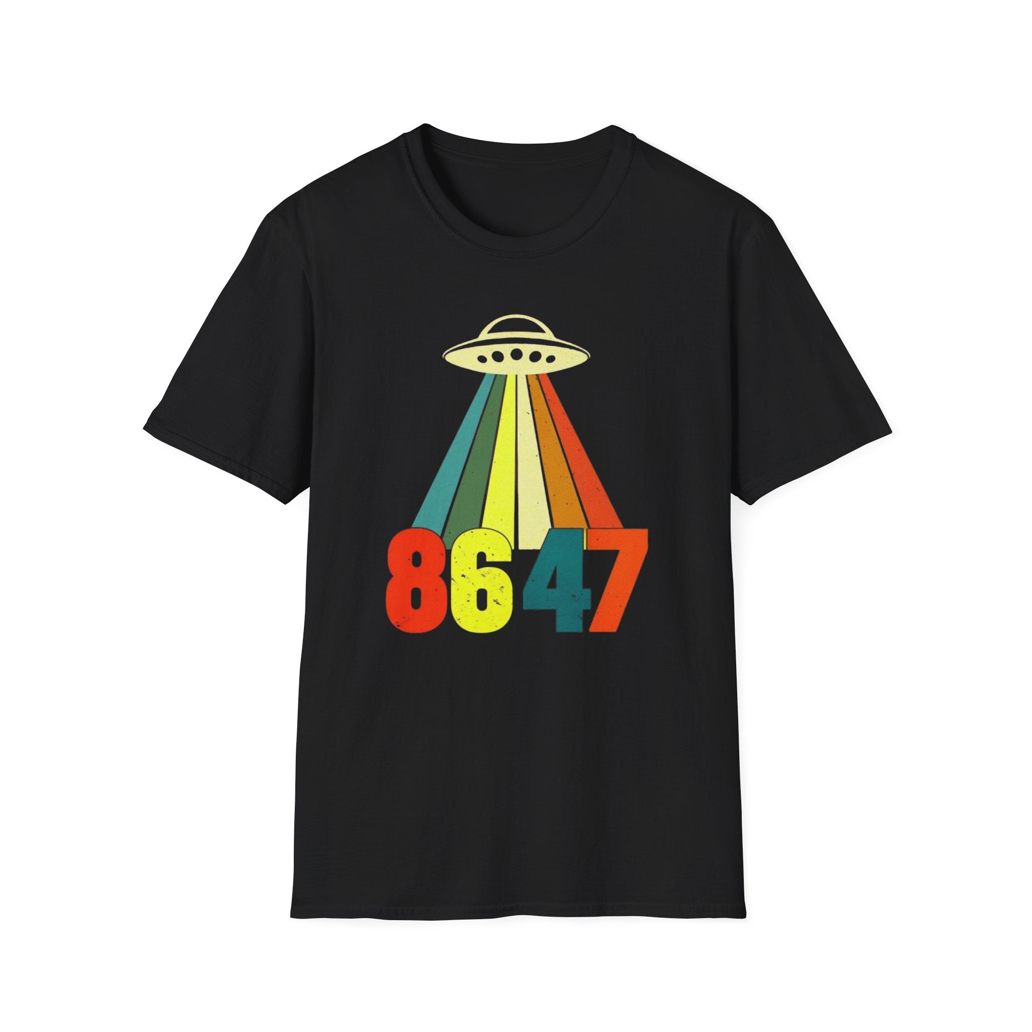 UFO Alien Anti Trump Protest Softstyle T-Shirt, Political Activist Tee, Social Justice Shirt, Protester Gift, Activism Apparel