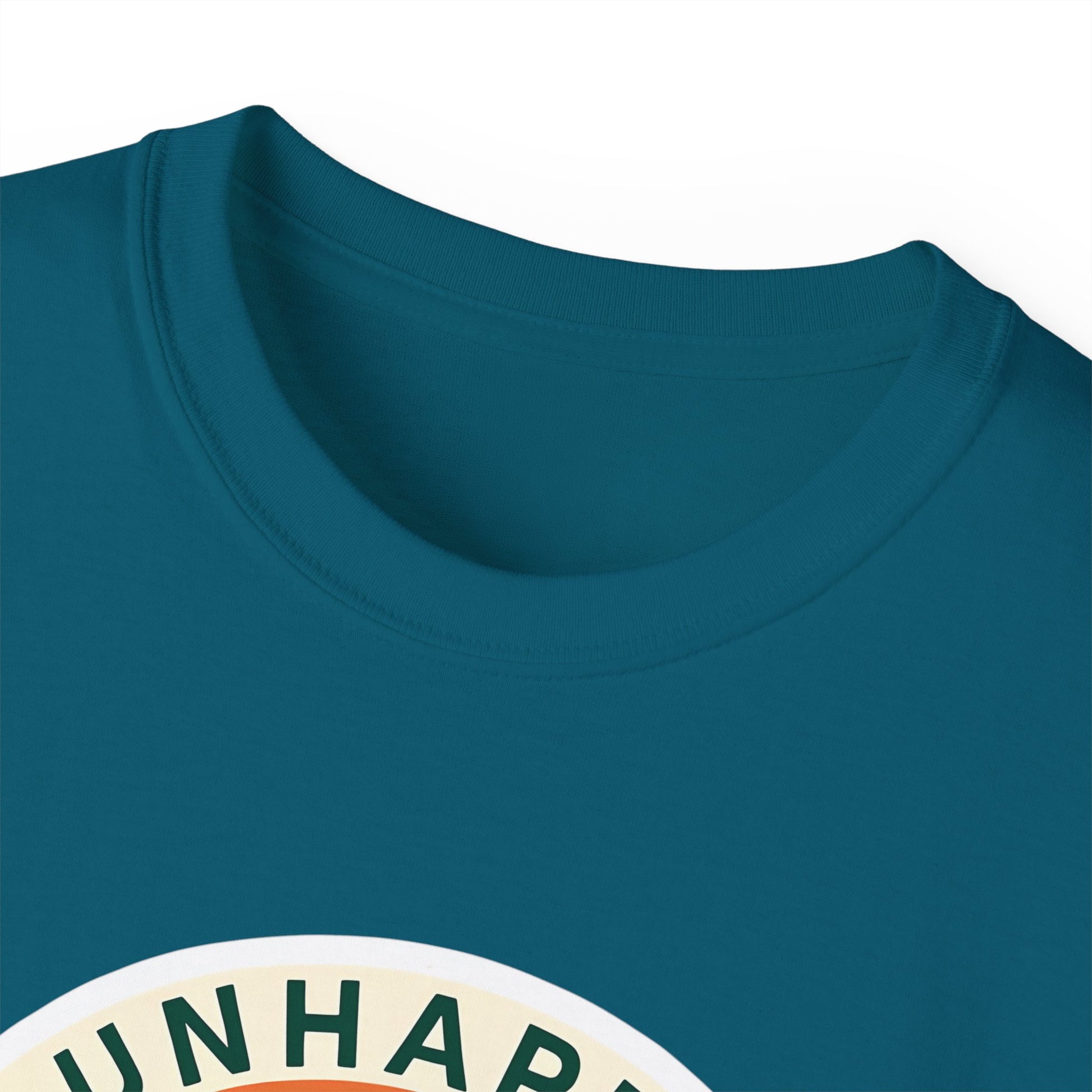 Unisex Tee for Campers: Unhappy Wanderer Adventure Gift Shirt, Hiking Outdoor Camping Apparel, Outdoorsy Nature Lover Top, Wanderlust Tee,