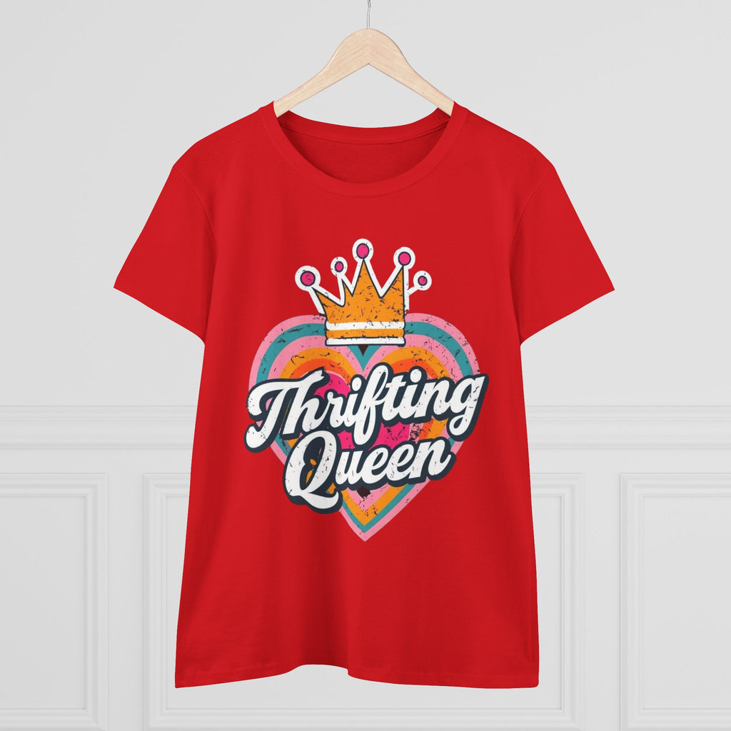 T-Shirt, Thrifting Queen, Upcycle, Recycle, Reuse, Vintage, Women's Tee Shirt