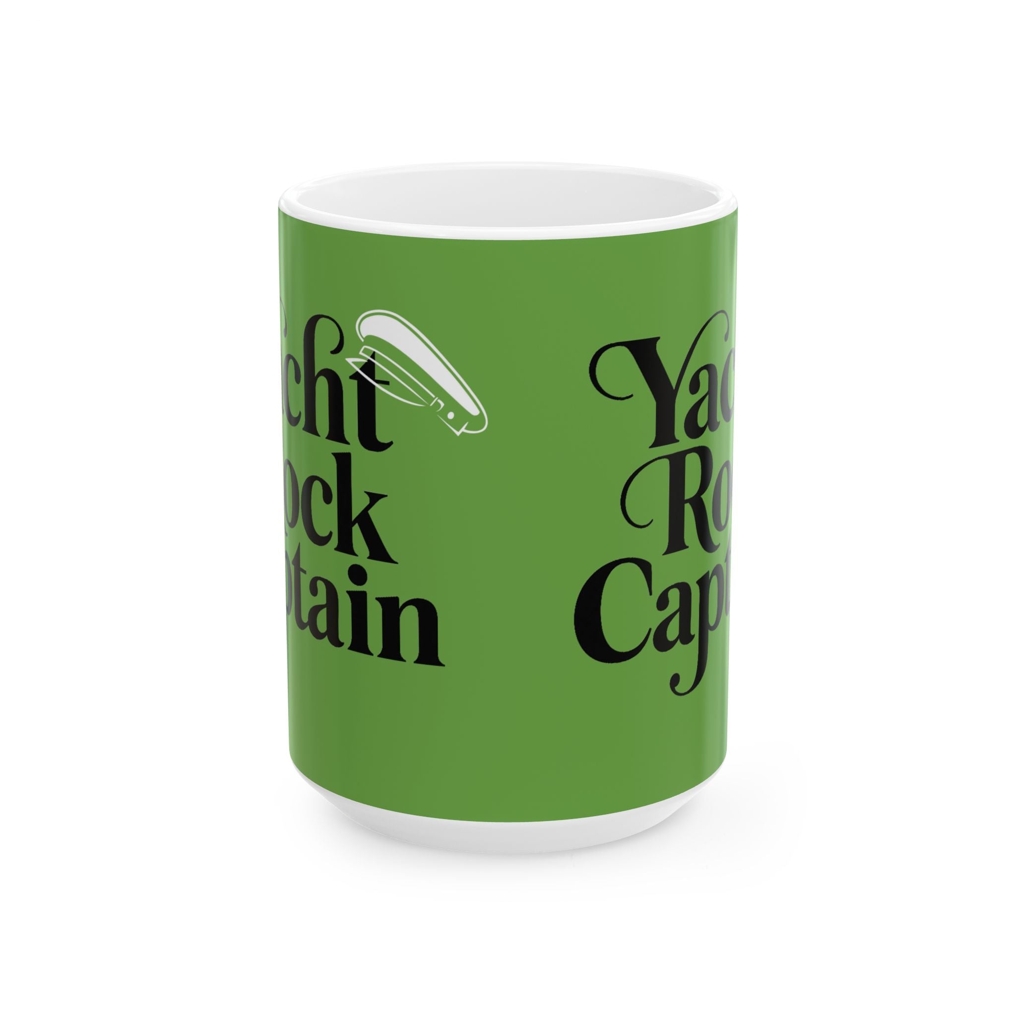 Yacht Rock Captain Ceramic Mug, 70s Music Lovers Gift, Groovy Tunes, Classic Rock Fan, Nautical Theme Cup, Coffee Mug, Tea Cup, Office Desk