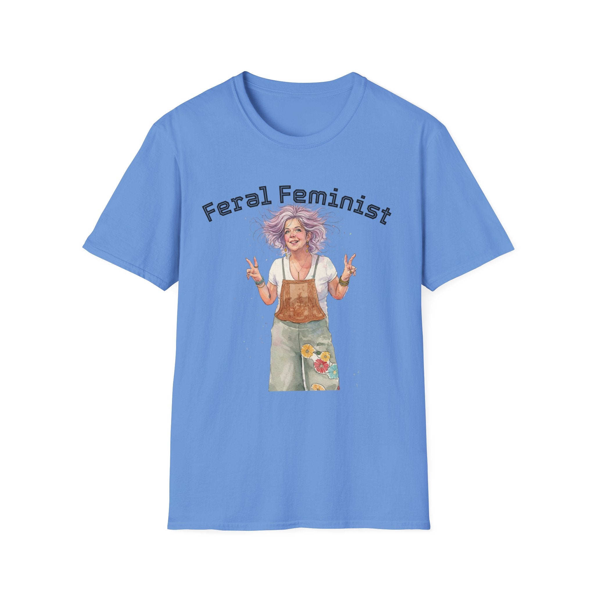 Feral Feminist Boho T-Shirt — Hippie Feminist Graphic Tee