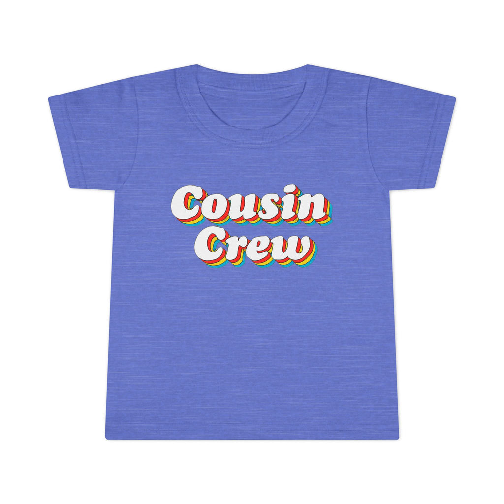Retro Cousin Crew Toddler T-Shirt, Cute Family Shirt, Kids' Casual Wear, Cousin Family Gatherings, Birthday Gift