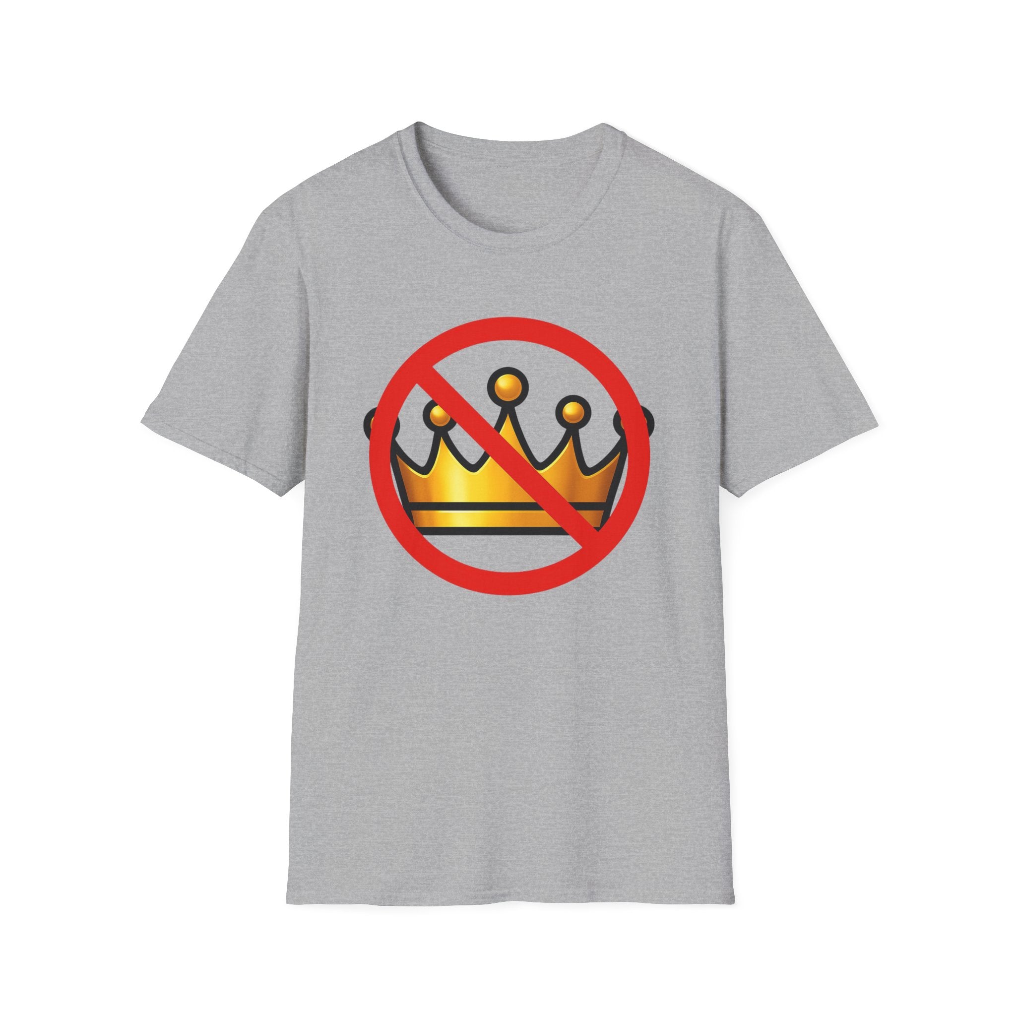No Kings Anti Trump Protest Activist Unisex Softstyle T-Shirt, Resist Gift, June 14 Social Justice Tee, Activism Apparel, Political