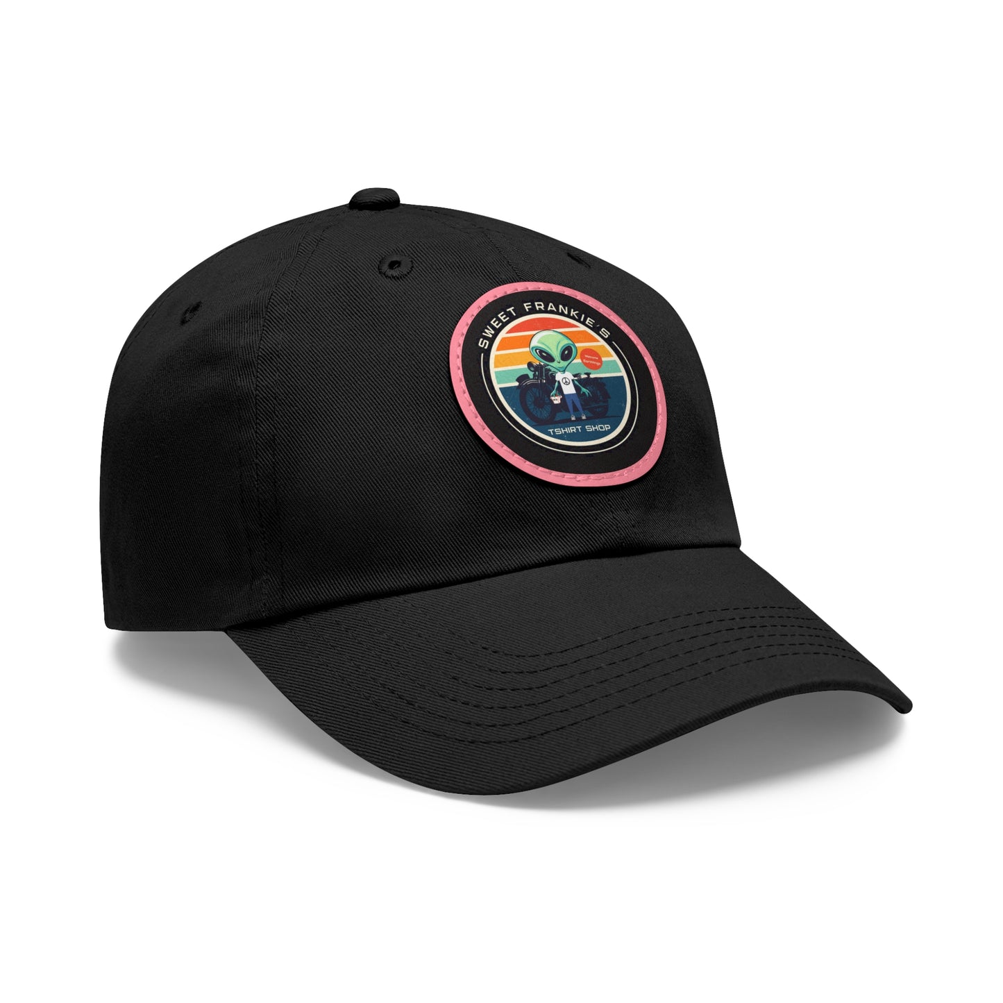 Sweet Frankie’s Dad Hat with Leather Patch (Round)