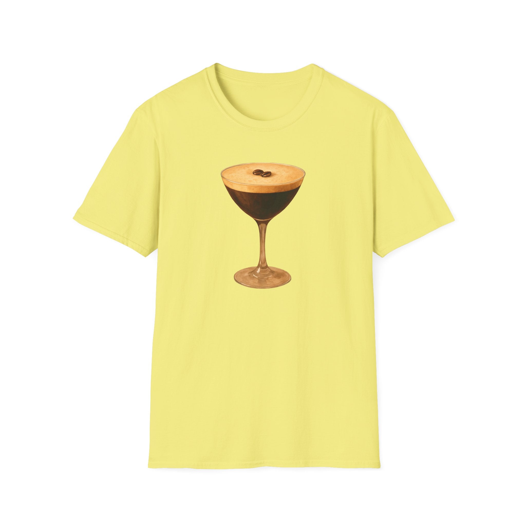 Espresso martini Coffee drink Lover's Unisex T-Shirt - Perfect Gift for Baristas, Coffee Enthusiasts, Birthday, Holidays, Casual Wear